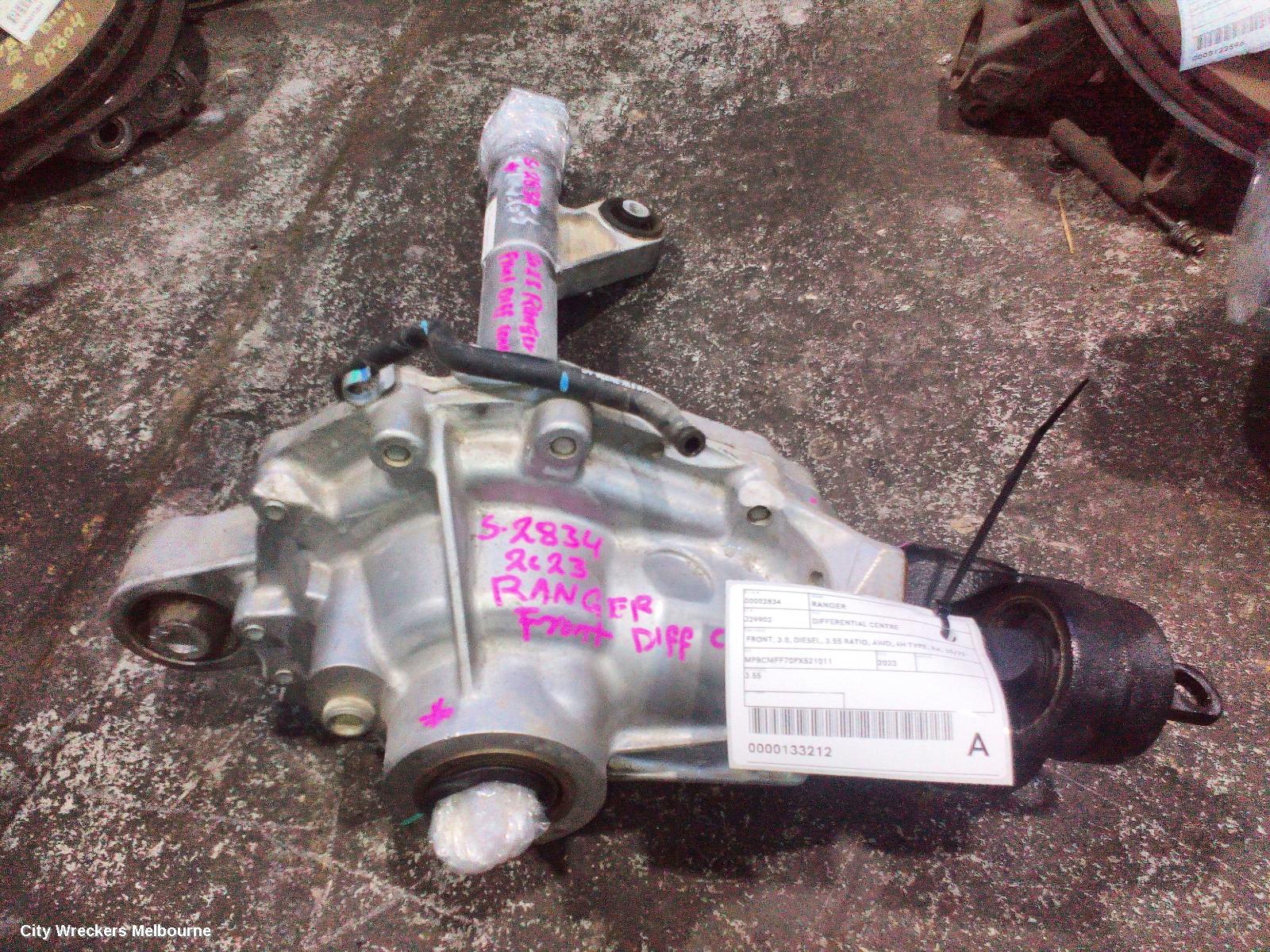 FORD RANGER DIFFERENTIAL CENTRE, FRONT, 3.0, DIESEL, 3.55 RATIO, AWD, 4H TYPE, RA, 05/2022 ONWARDS - Image 1