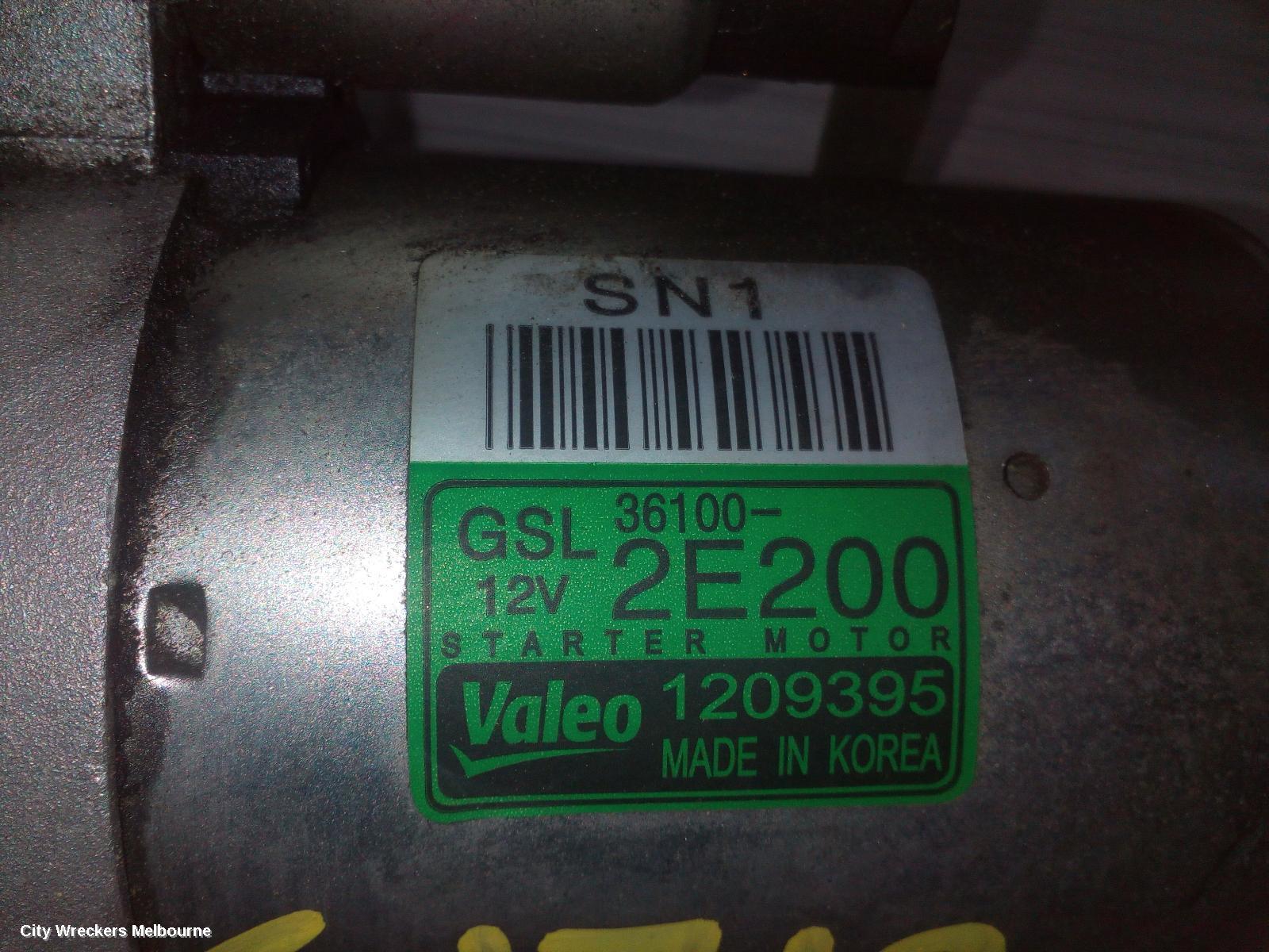HYUNDAI TUCSON STARTER, PETROL, 2.0, G4NA/G4NC, TL, 07/2015 - 01/2021 - Image 3