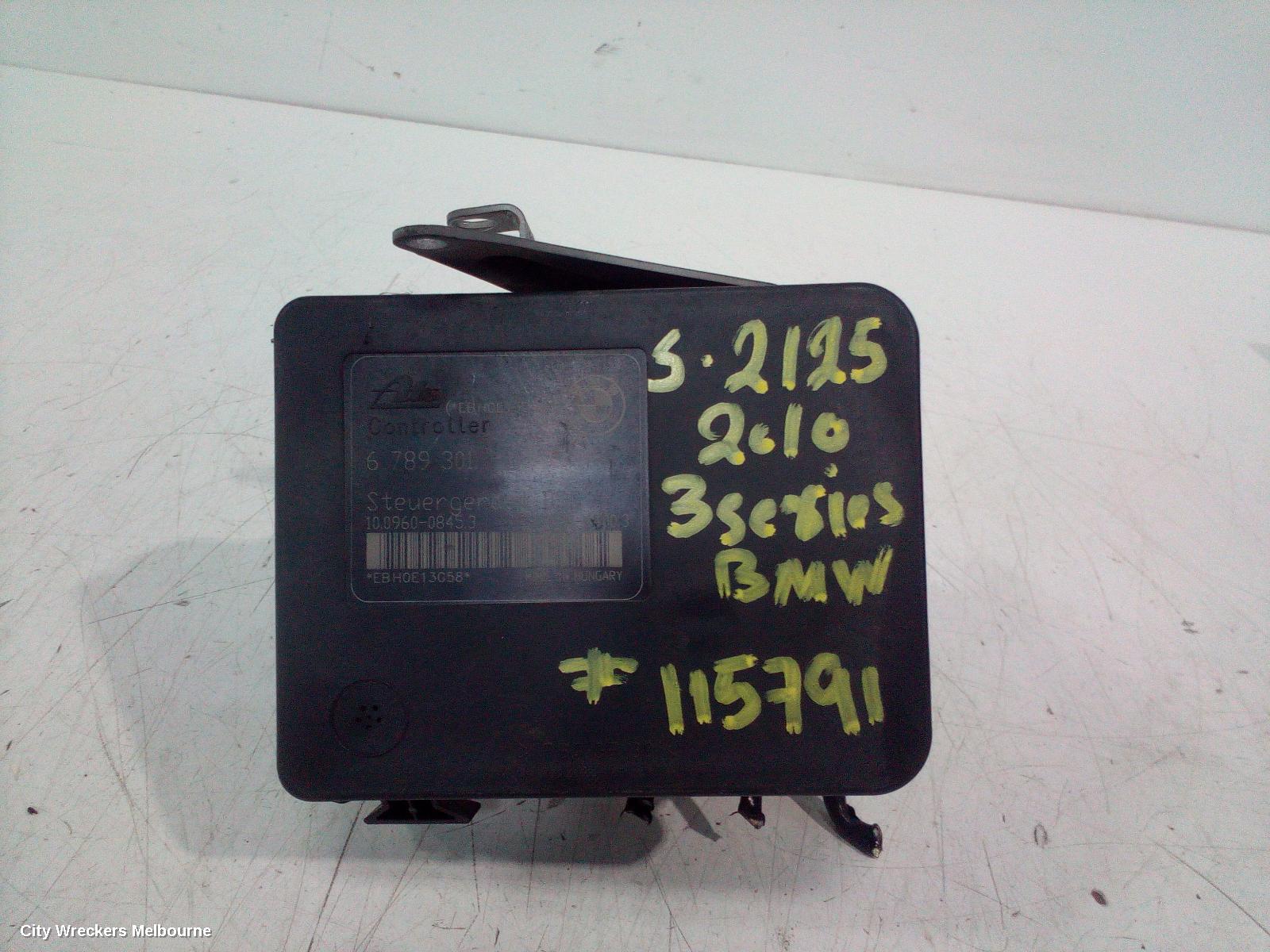 BMW 3 SERIES ABS PUMP/MODULATOR, E90, SEDAN, ON MOTOR P/N 34516789300, ON MODULE P/N 34526789301, 03/2005 - 01/2012 - Image 1
