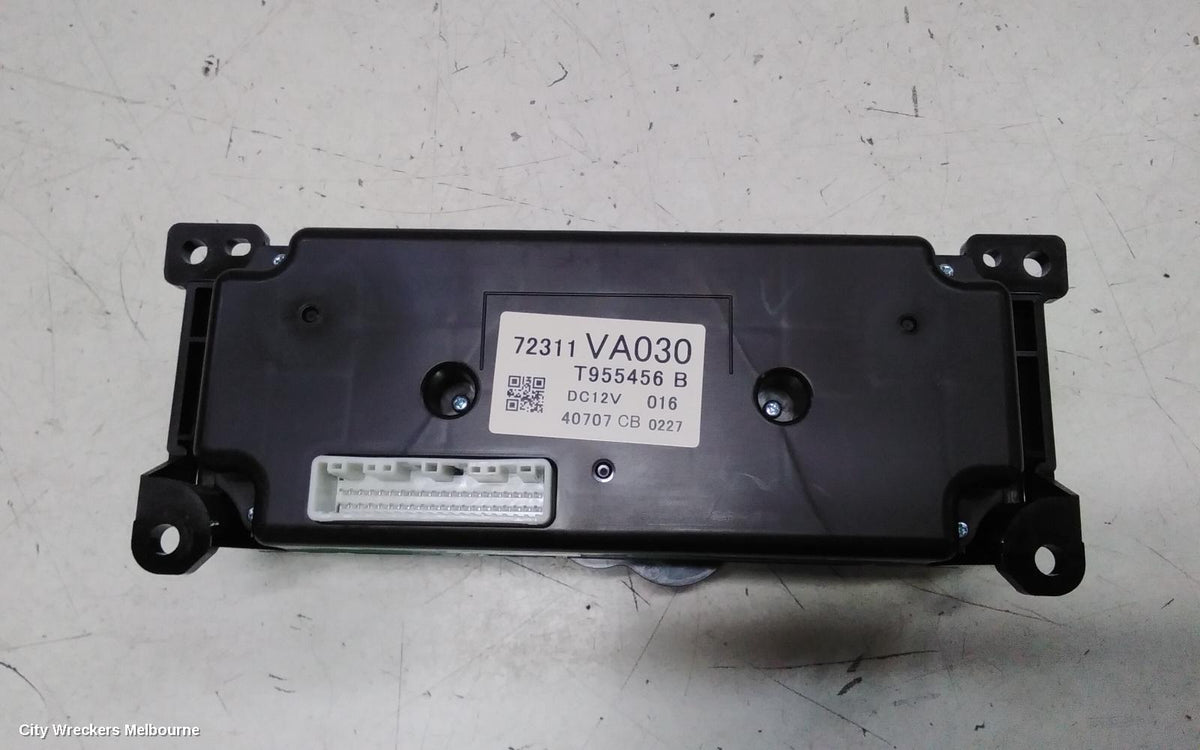 SUBARU WRX HEATER/AC CONTROLS, V1, W/ SINGLE CLIMATE CONTROL TYPE, VA030, 03/2014 - 10/2021 - Image 3