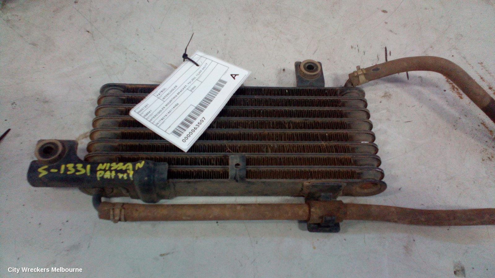 NISSAN PATROL INTERCOOLER, INTERCOOLER MOUNTING BRACKET, Y61/GU, 12/1997 - 04/2017 - Image 2