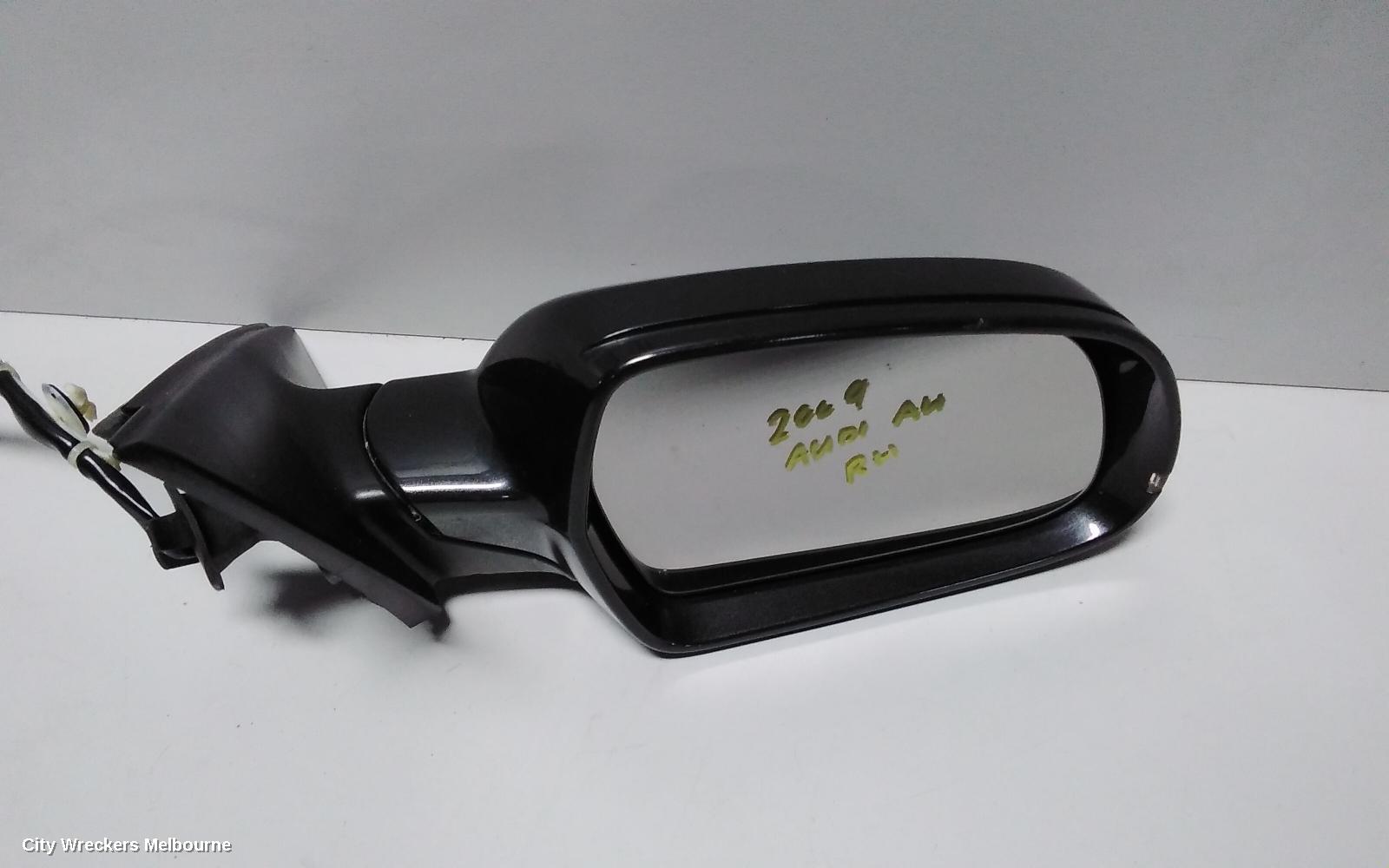 AUDI A4 RIGHT DOOR MIRROR, B8 8K, A4, MANUAL FOLD, NO LANE CHANGE ASSIST TYPE, 1 PLUG (6 WIRE), 02/2008 - 05/2009 - Image 2