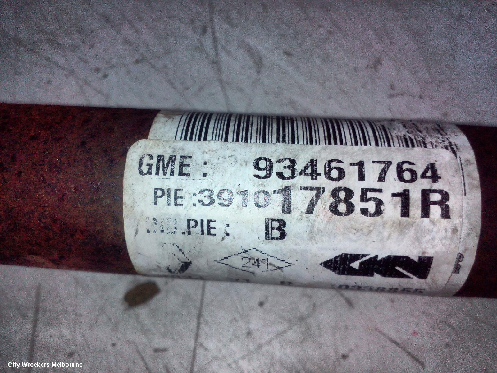 RENAULT TRAFIC LEFT DRIVESHAFT, FRONT, X82, 01/2015 ONWARDS - Image 3