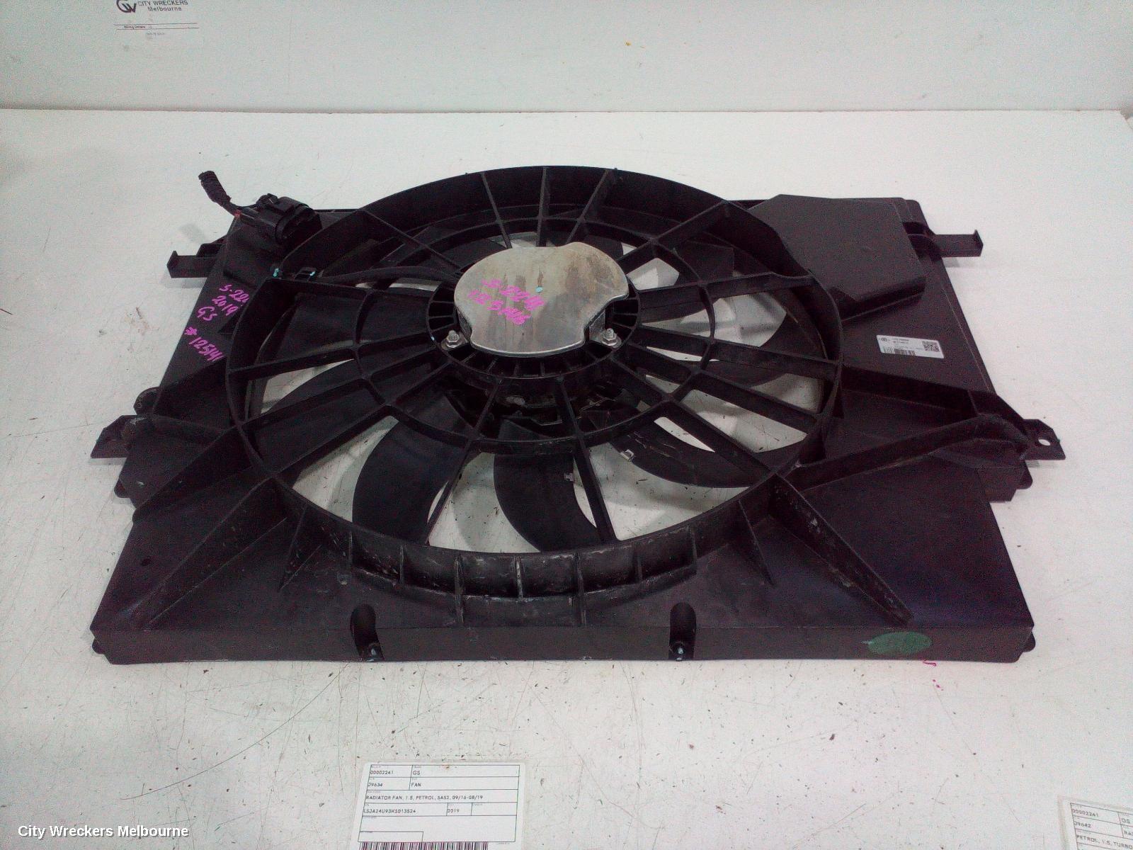 MG GS FAN, RADIATOR FAN, 1.5, PETROL, SAS2, 09/2016 - 08/2019 - Image 3