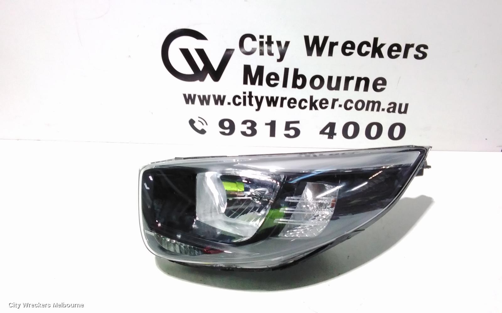 KIA PICANTO LEFT HEADLAMP, JA, HALOGEN TYPE, MOTOR TYPE, 05/2017 - 07/2020 - Image 1