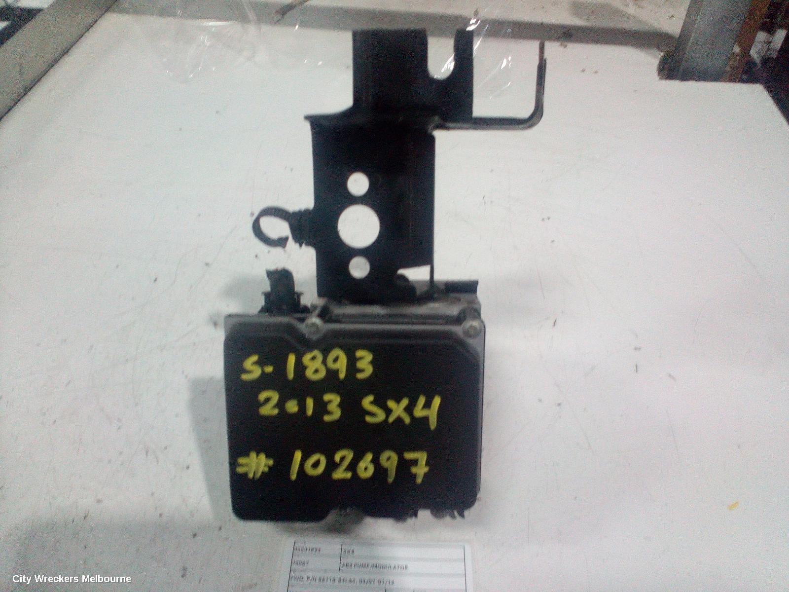 SUZUKI SX4 ABS PUMP/MODULATOR, 2WD, P/N 56110-54LA2, 02/2007 - 01/2014 - Image 1