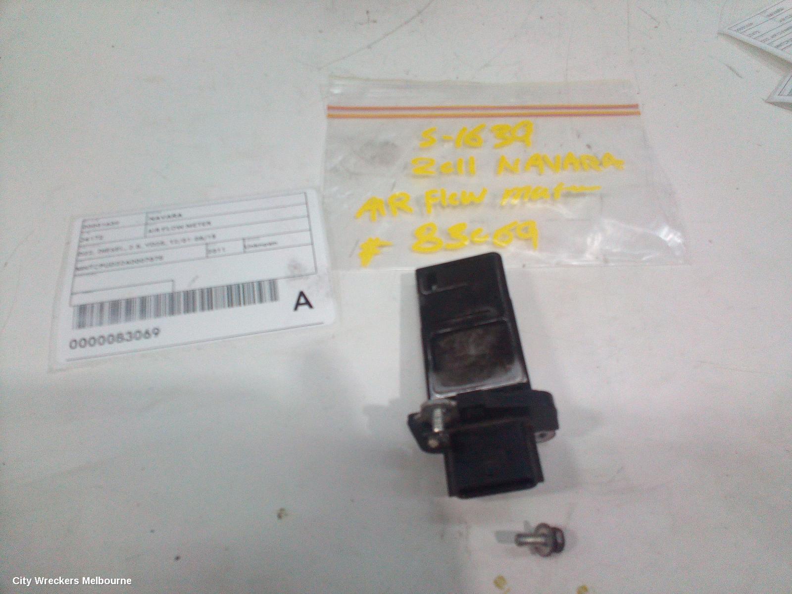 NISSAN NAVARA AIR FLOW METER, D22, DIESEL, 2.5, YD25, 12/2001 - 08/2015 - Image 2