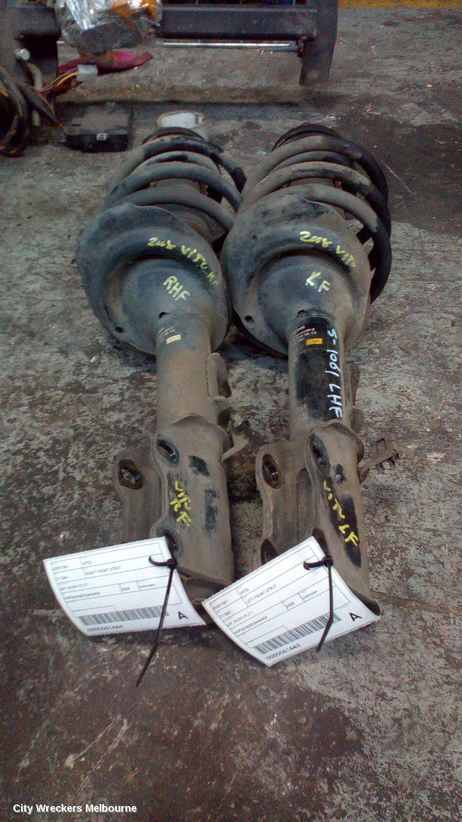 MERCEDES VITO LEFT FRONT STRUT, 639, 04/2004 - 01/2011 - Image 1