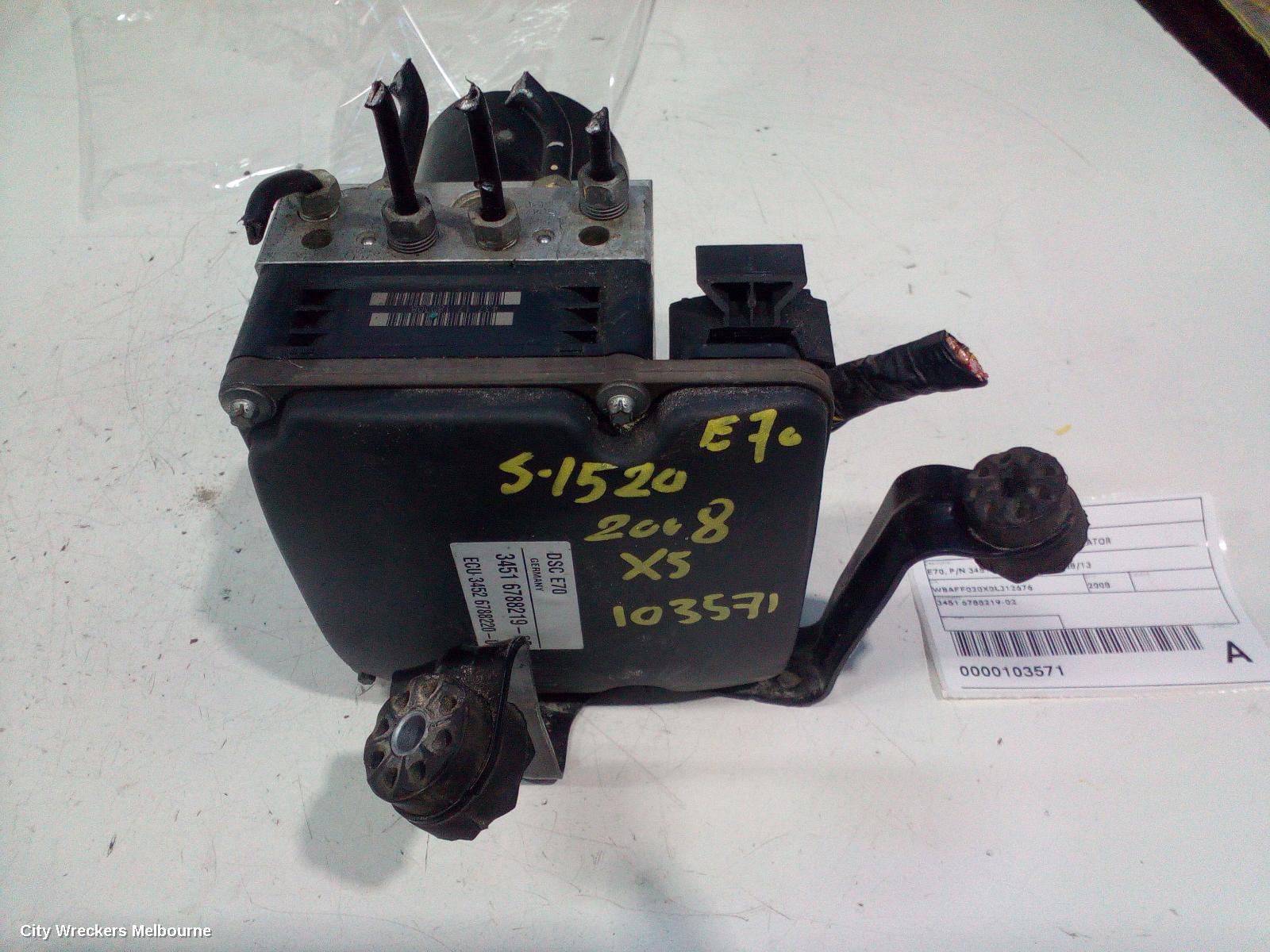 BMW X5 ABS PUMP/MODULATOR, E70, P/N 34516780125, 03/2007 - 08/2013 - Image 1