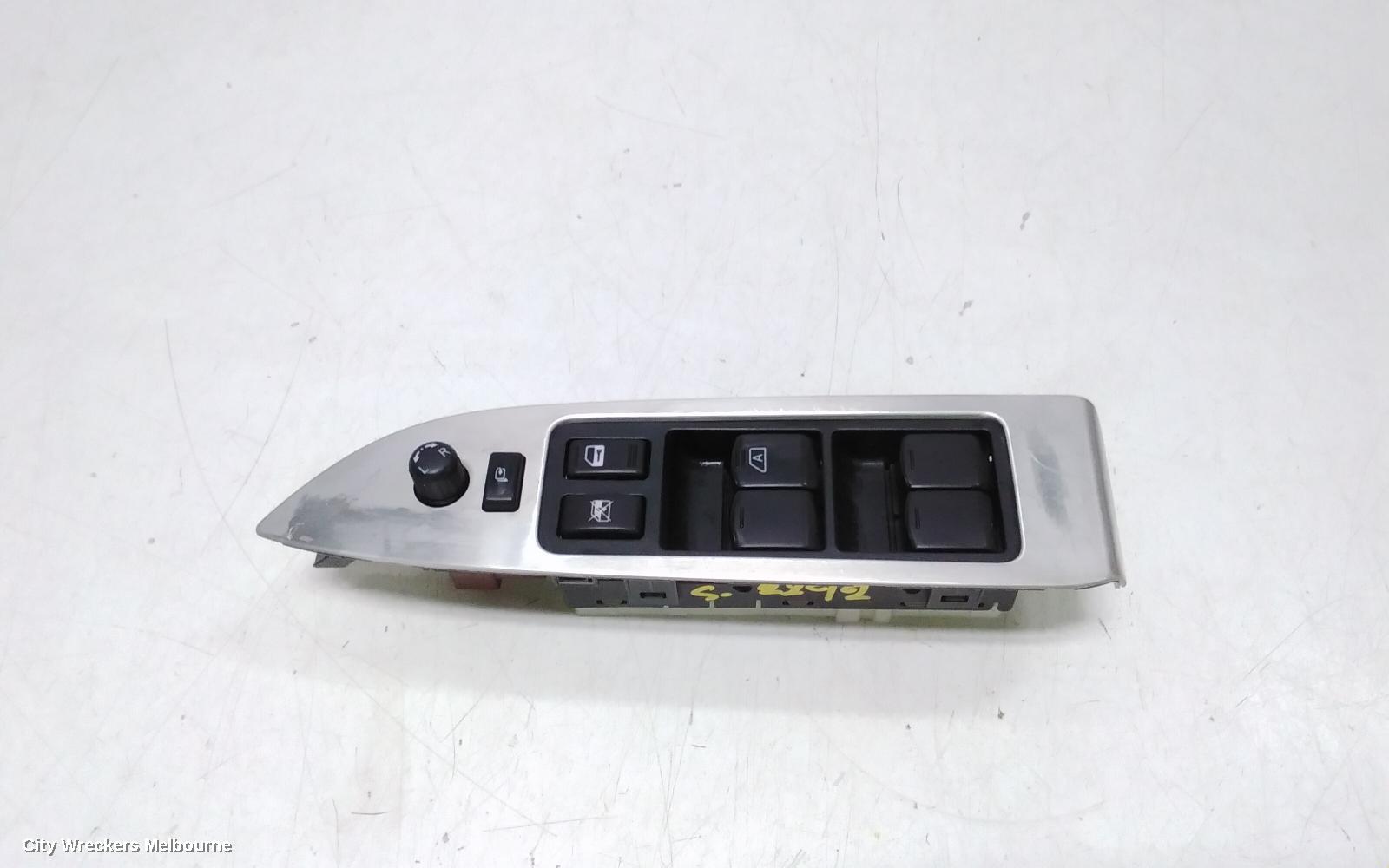 NISSAN MURANO PWR DR WIND SWITCH, RH FRONT (MASTER SWITCH), Z51, TI TYPE, 12/2008 - 12/2014 - Image 1