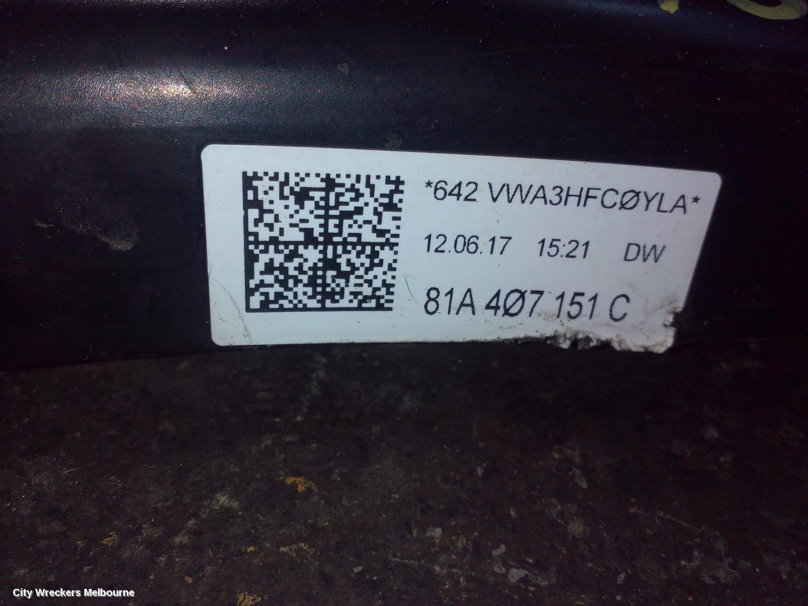 AUDI Q2 LEFT FRONT LOWER CONTROL ARM, GA, 10/2016 ONWARDS - Image 2