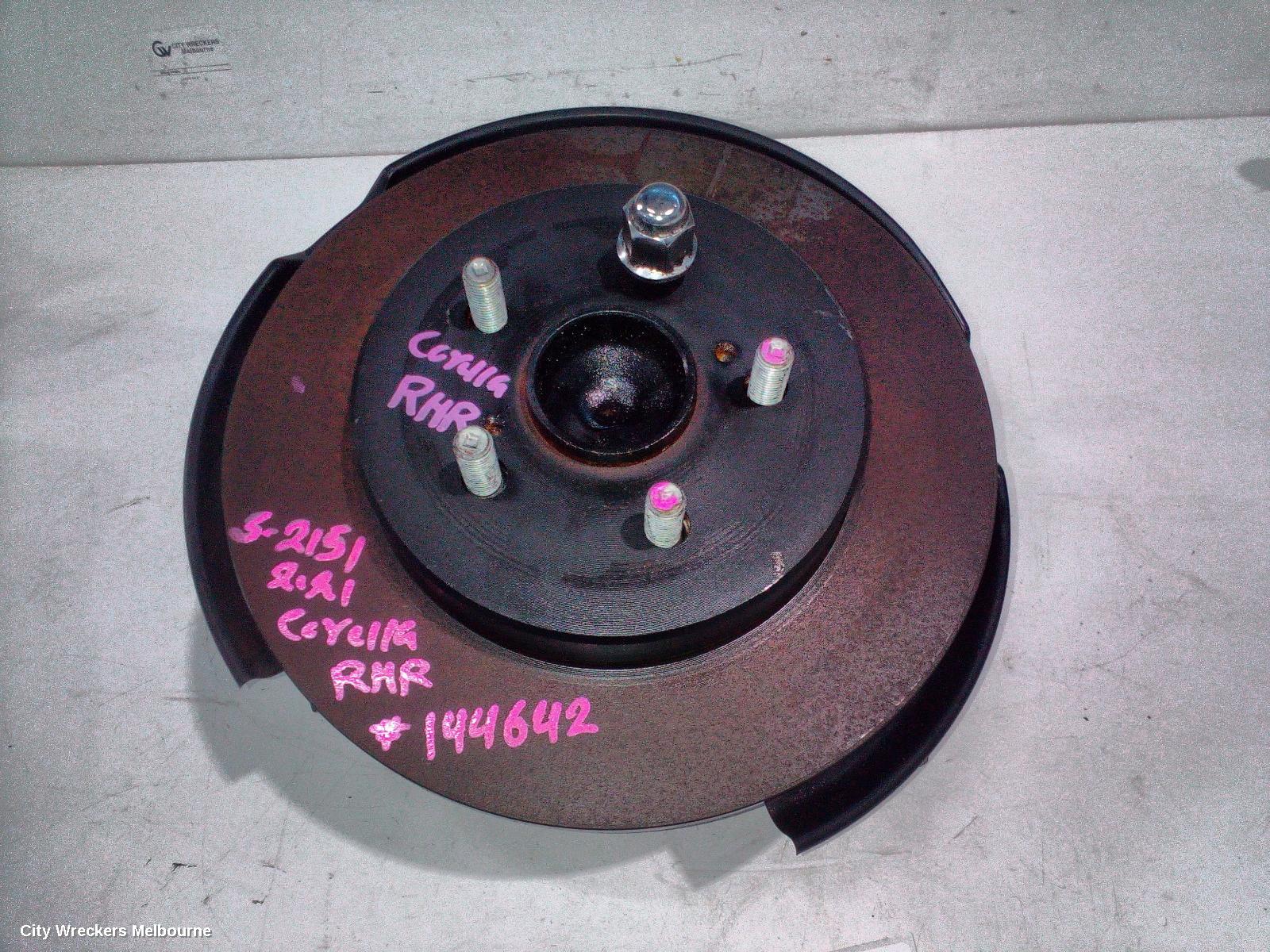 TOYOTA COROLLA RIGHT REAR HUB ASSEMBLY, E210, AISIN BRAND, 07/2018 ONWARDS - Image 3