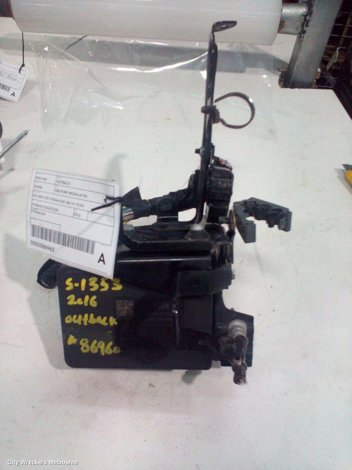 SUBARU OUTBACK ABS PUMP/MODULATOR, 6TH GEN, P/N 27536AL030, 08/2014 - 12/2020 - Image 3