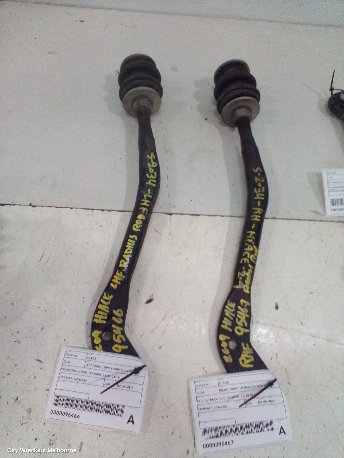 TOYOTA HIACE LEFT FRONT LOWER CONTROL ARM, RADIUS/TRACK ROD, TRH/KDH, 03/2005 - 04/2019 - Image 3
