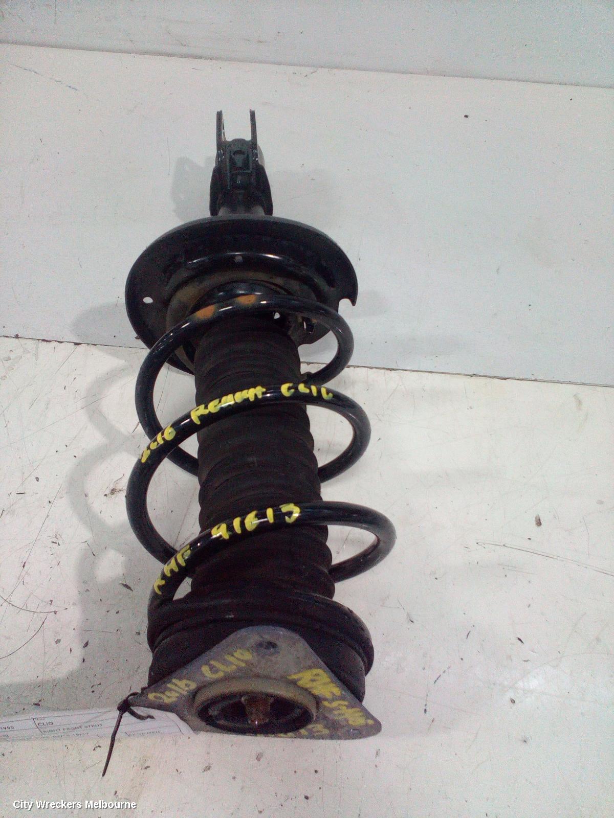 RENAULT CLIO RIGHT FRONT STRUT, X98, NON RS TYPE, 09/2013 - 10/2019 - Image 2