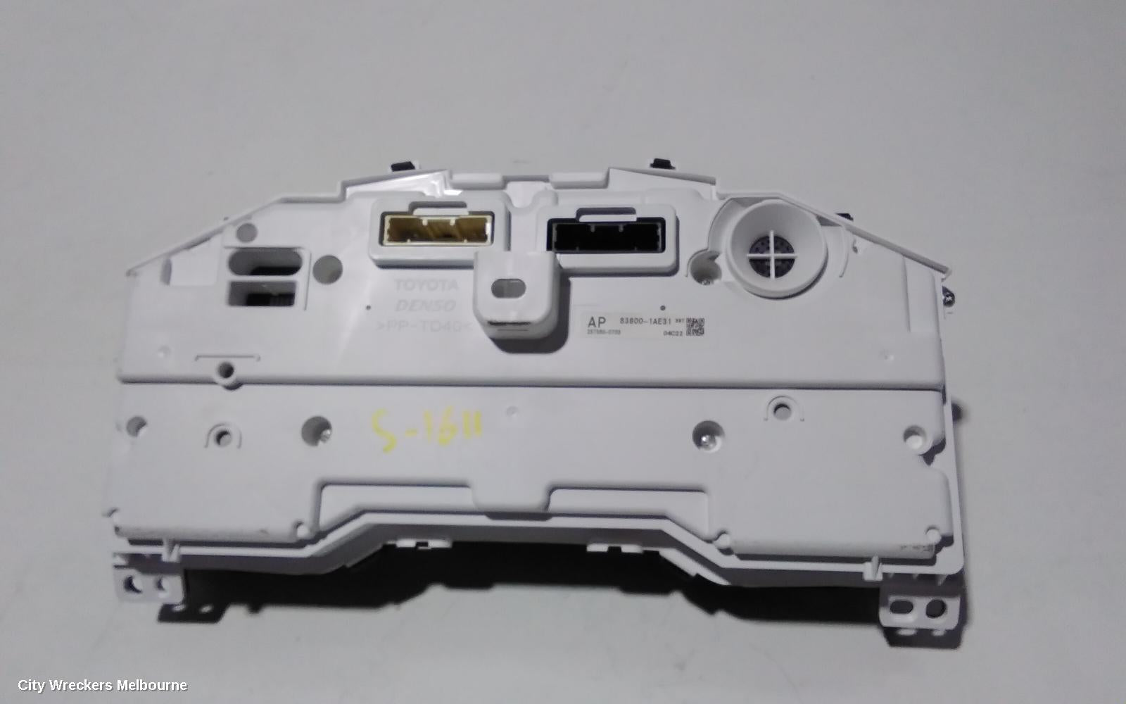 TOYOTA COROLLA INSTRUMENT CLUSTER, INSTRUMENT CLUSTER, AUTO T/M, HATCH, HYBRID, ZR, ZWE211R, 07/2018 ONWARDS - Image 2