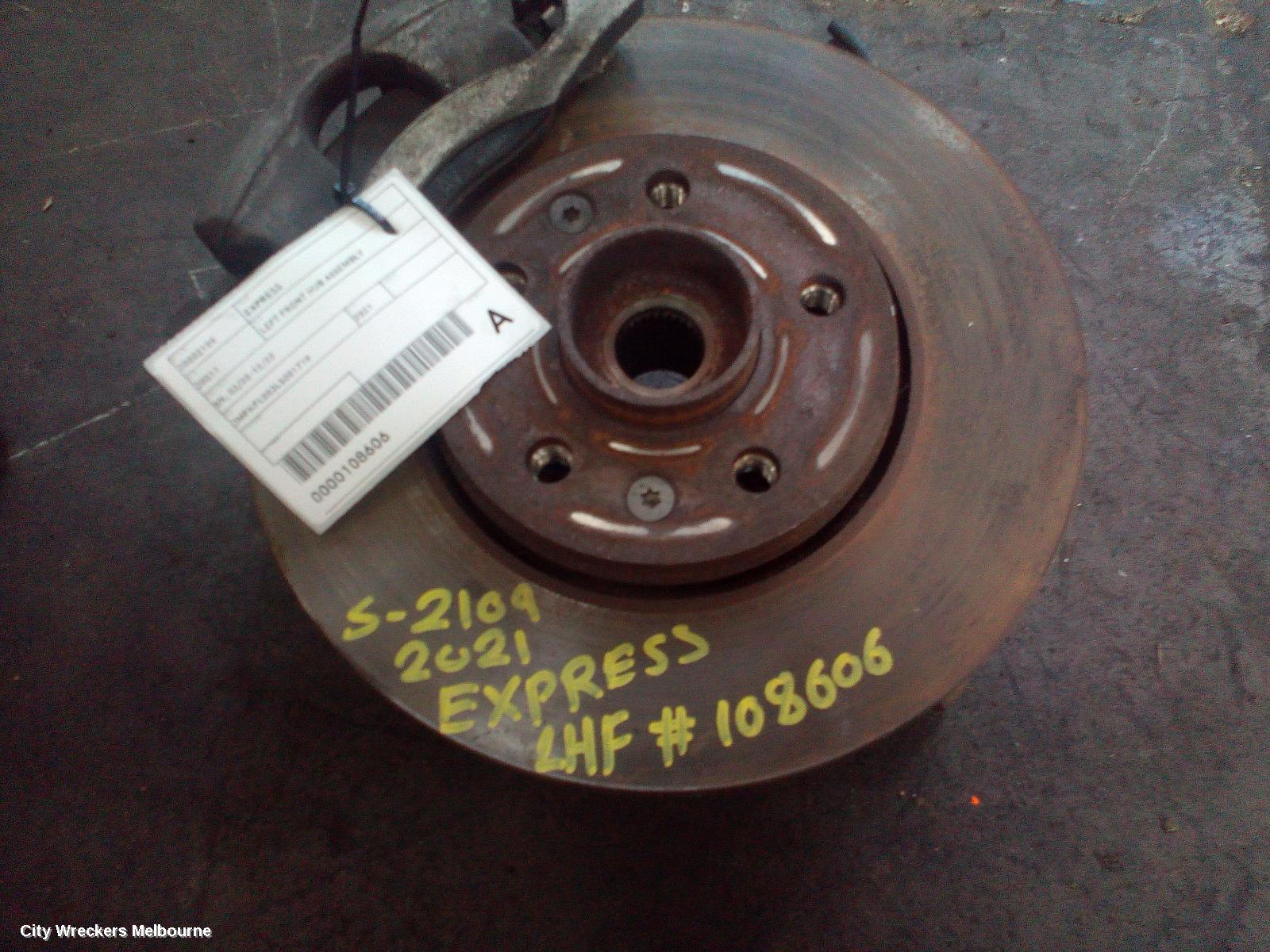 MITSUBISHI EXPRESS LEFT FRONT HUB ASSEMBLY, SN, 03/2020 - 12/2022 - Image 1