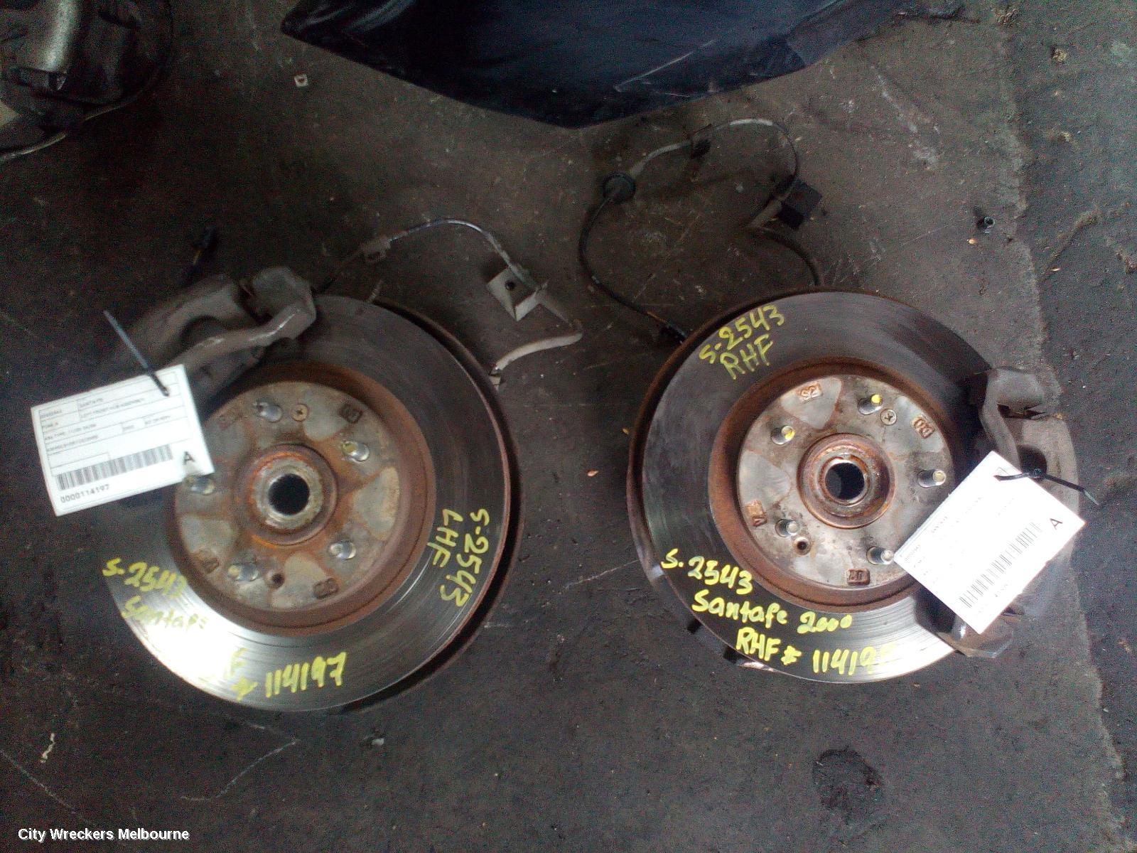 HYUNDAI SANTA FE LEFT FRONT HUB ASSEMBLY, ABS TYPE, 11/2000 - 04/2006 - Image 3