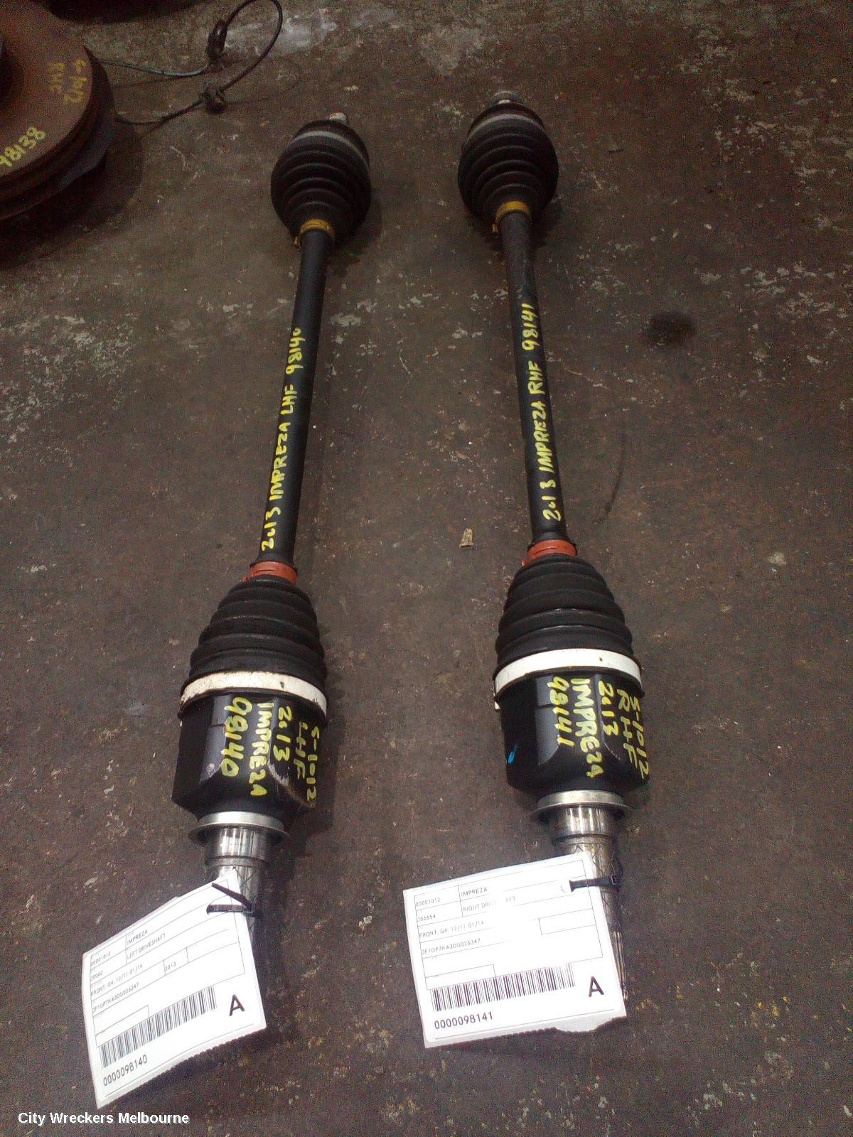 SUBARU IMPREZA RIGHT DRIVESHAFT, FRONT, G4, 12/2011 - 01/2014 - Image 2