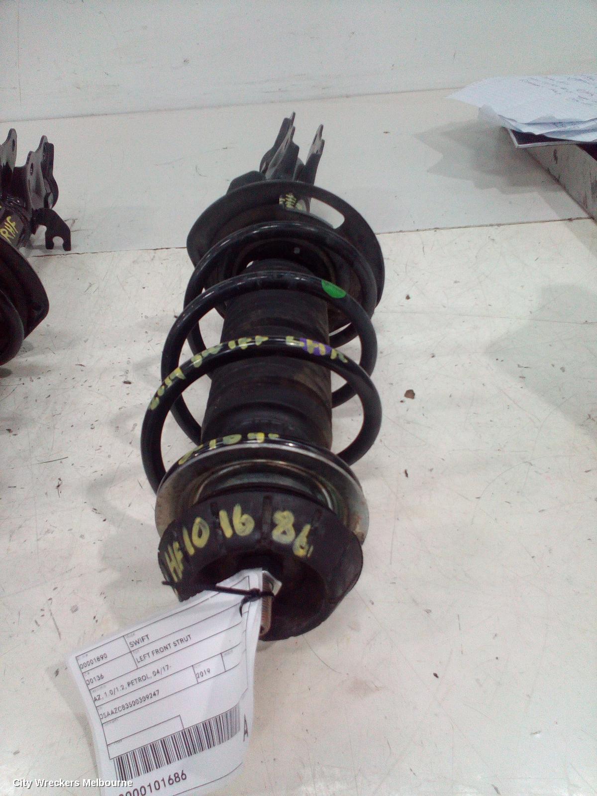 SUZUKI SWIFT LEFT FRONT STRUT, AZ, 1.0/1.2, PETROL, 04/2017 ONWARDS - Image 1