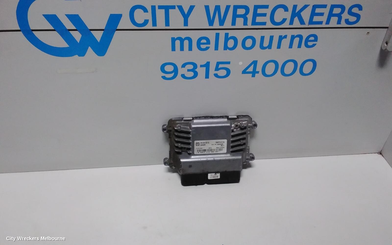 HOLDEN CRUZE ECU, ENGINE ECU, 1.8, PETROL, MANUAL T/M, ECU ONLY, JG, 03/2009 - 02/2011 - Image 2