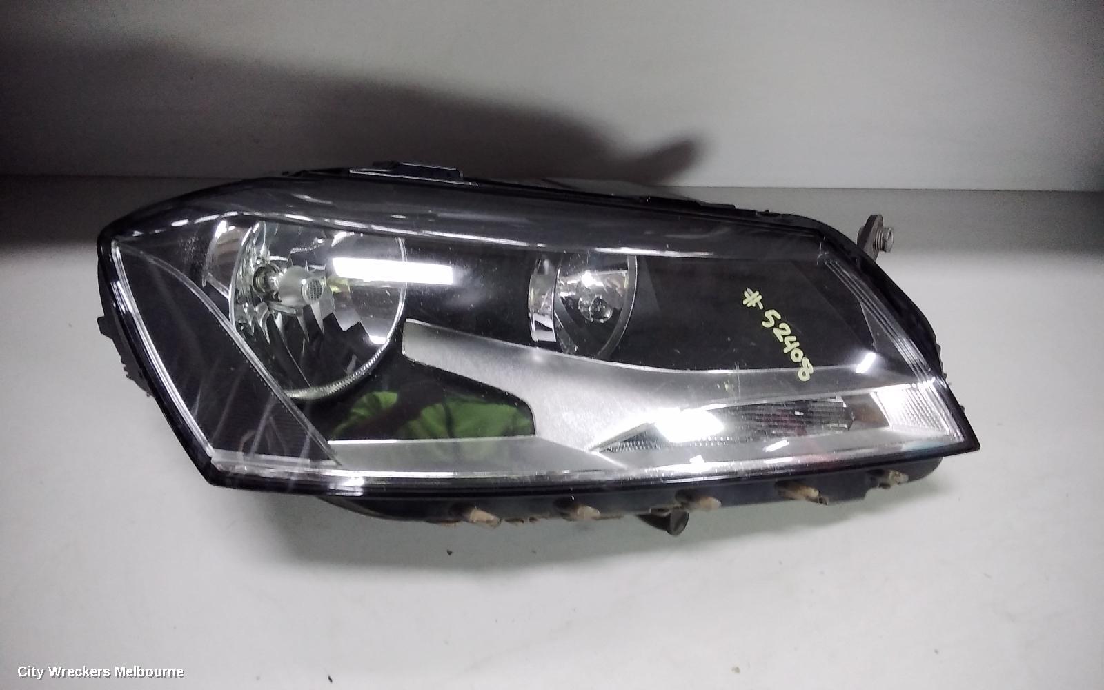 VOLKSWAGEN PASSAT RIGHT HEADLAMP, 3C/MK6 B7, ALLTRACK/SEDAN/WAGON, HALOGEN TYPE, 09/2010 - 05/2015 - Image 1