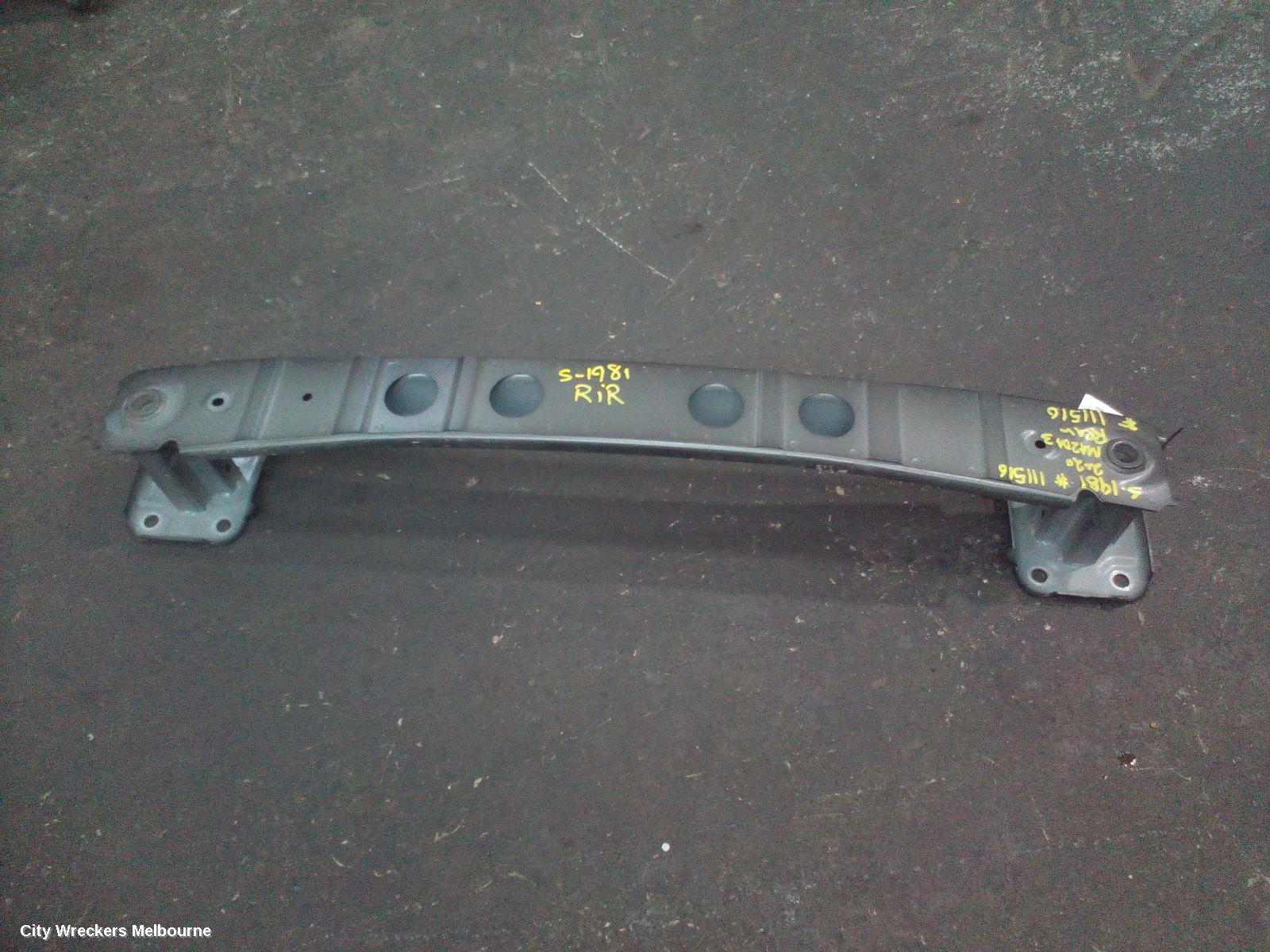 MAZDA 3 R/BAR BRACKET/REINFO, MAIN REINFORCEMENT, SEDAN/HATCH, BP, 03/2019 ONWARDS - Image 2