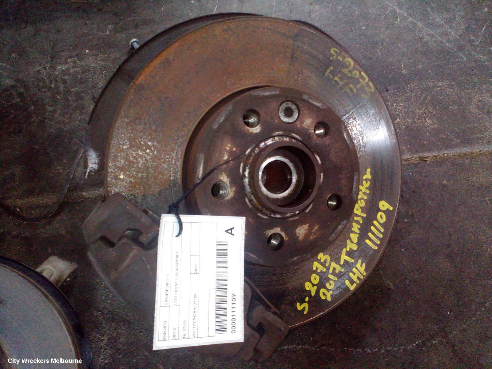VOLKSWAGEN TRANSPORTER LEFT FRONT HUB ASSEMBLY, T6, 07/2015 - 08/2024 - Image 2