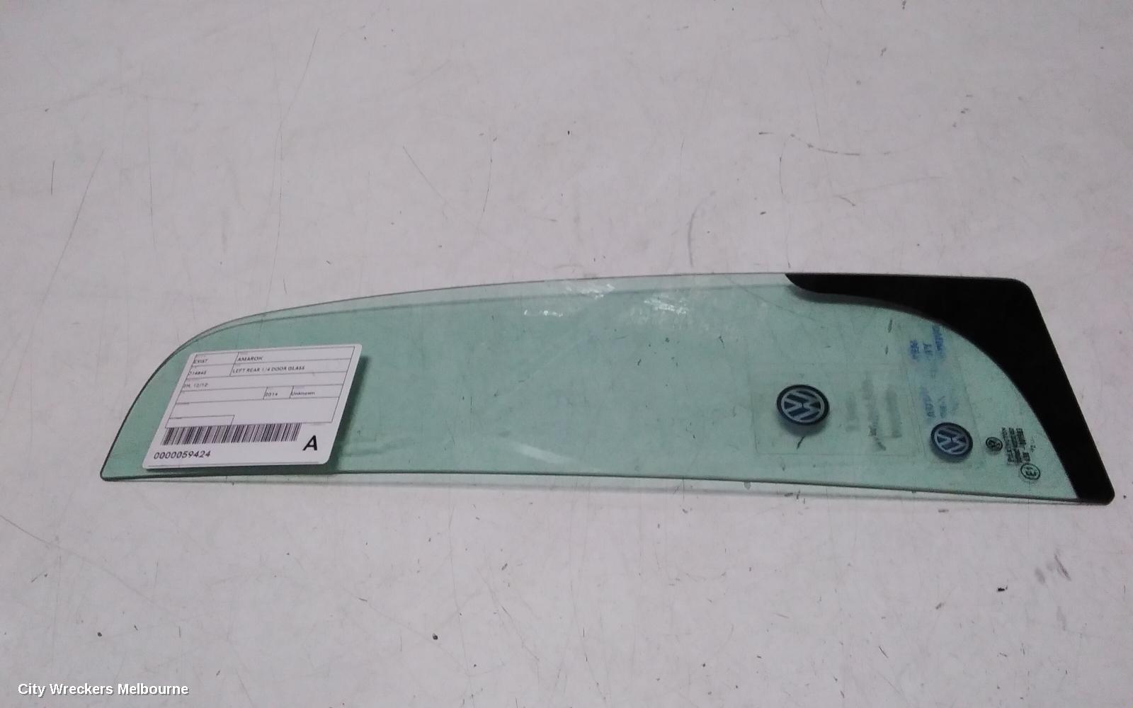 VOLKSWAGEN AMAROK LEFT REAR 1/4 DOOR GLASS, 2H, 12/2010 ONWARDS - Image 2