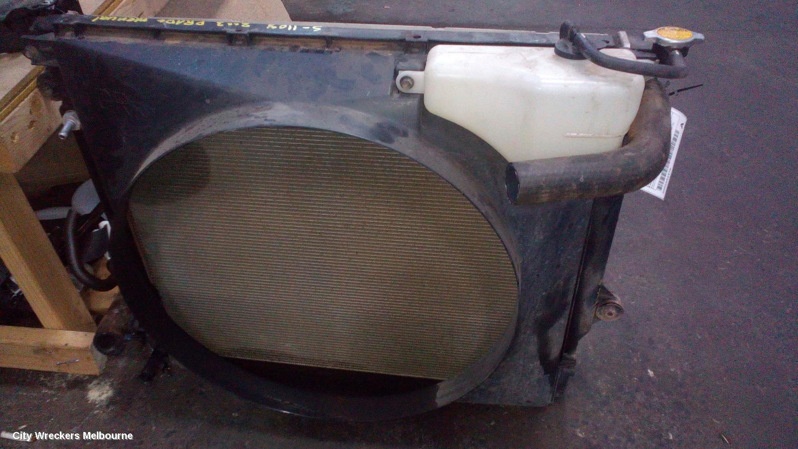 TOYOTA PRADO RADIATOR, MANUAL, 4.0, 1GR-FE, PETROL, 120 SERIES, 02/2003 - 10/2009 - Image 2