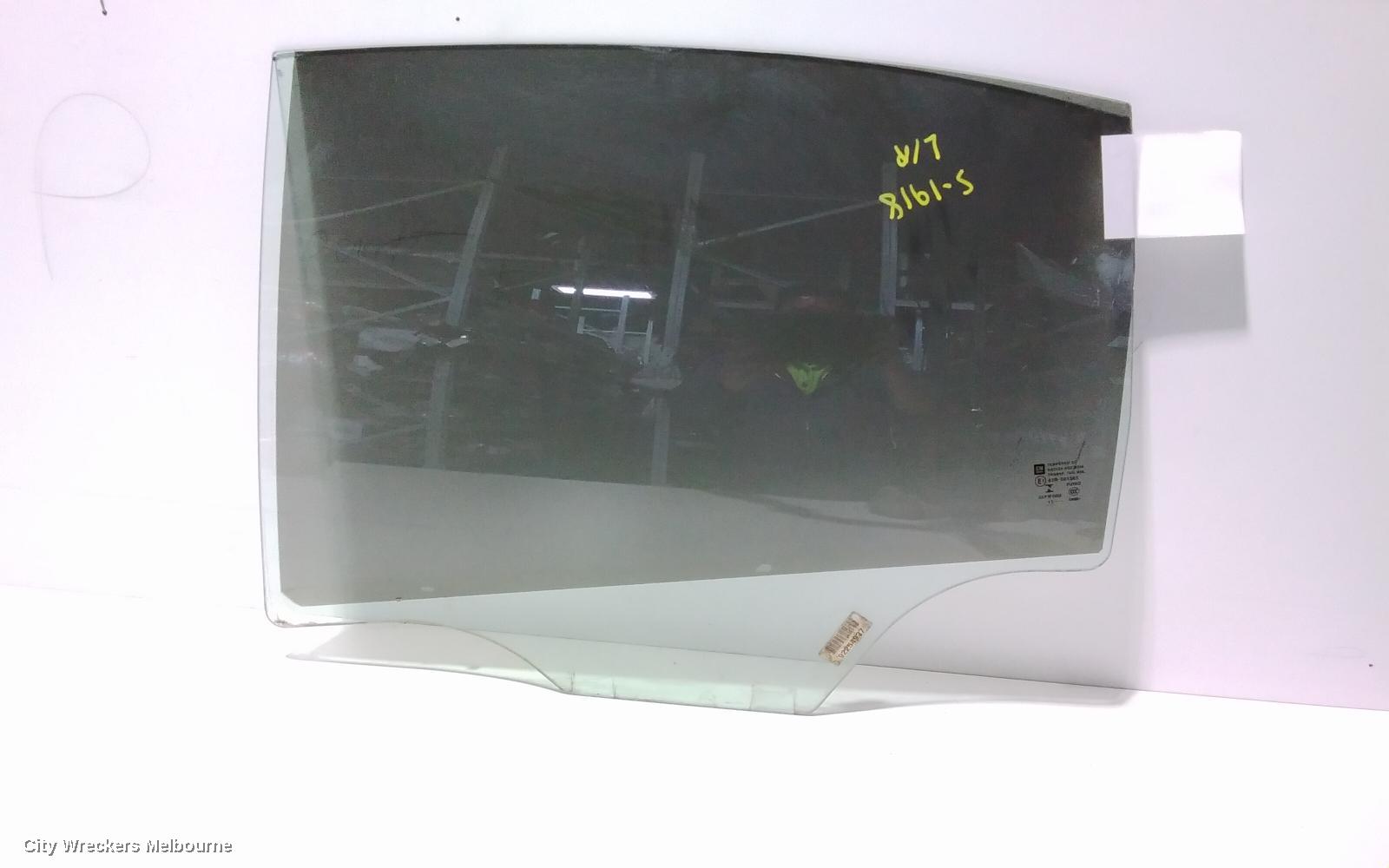 HOLDEN COMMODORE LEFT REAR DOOR WINDOW, VF, SEDAN, 05/2013 - 12/2017 - Image 1