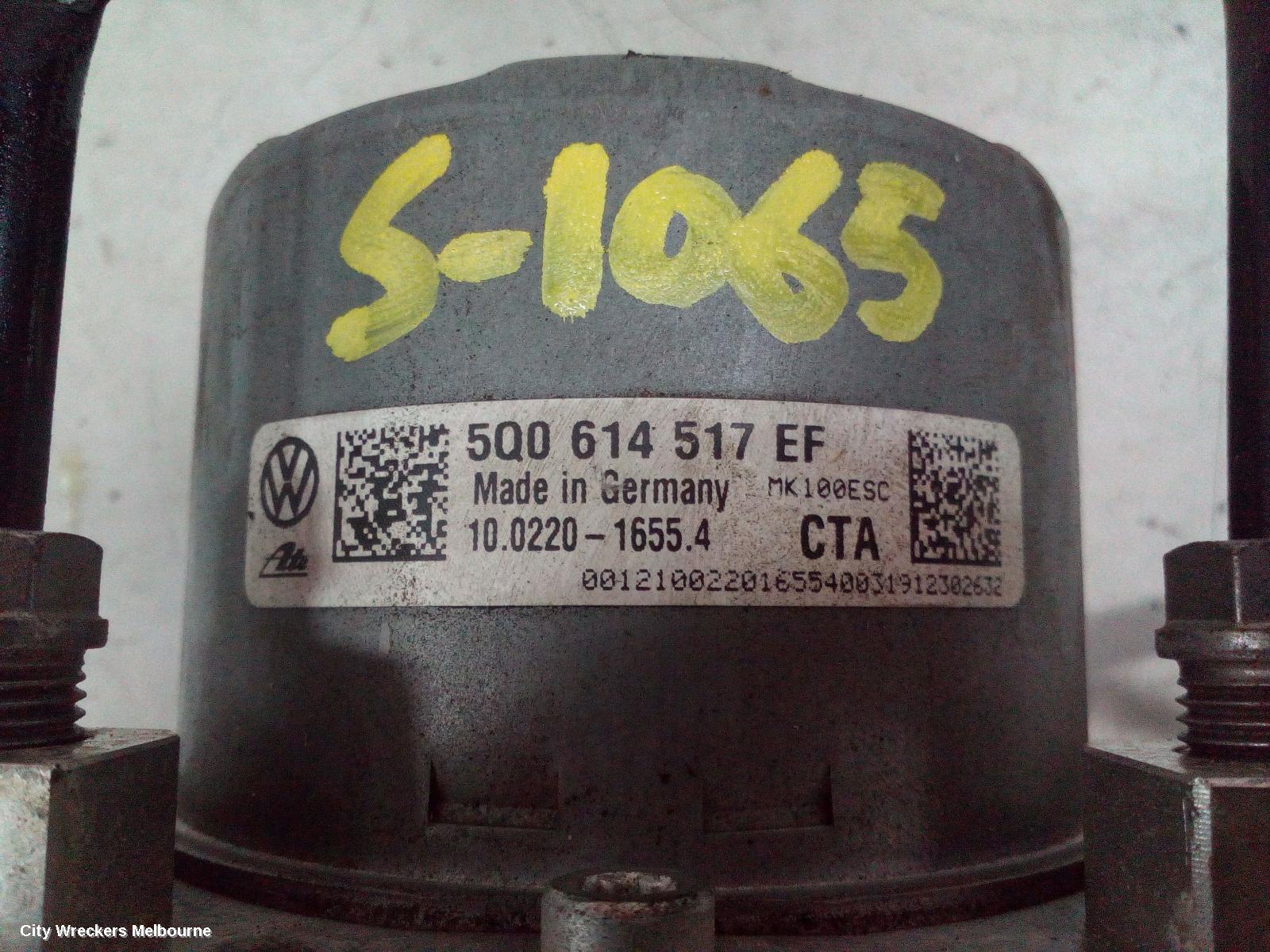 VOLKSWAGEN TIGUAN ABS PUMP/MODULATOR, P/N, 5Q0614517EF, 5NA, 06/2016 ONWARDS - Image 1