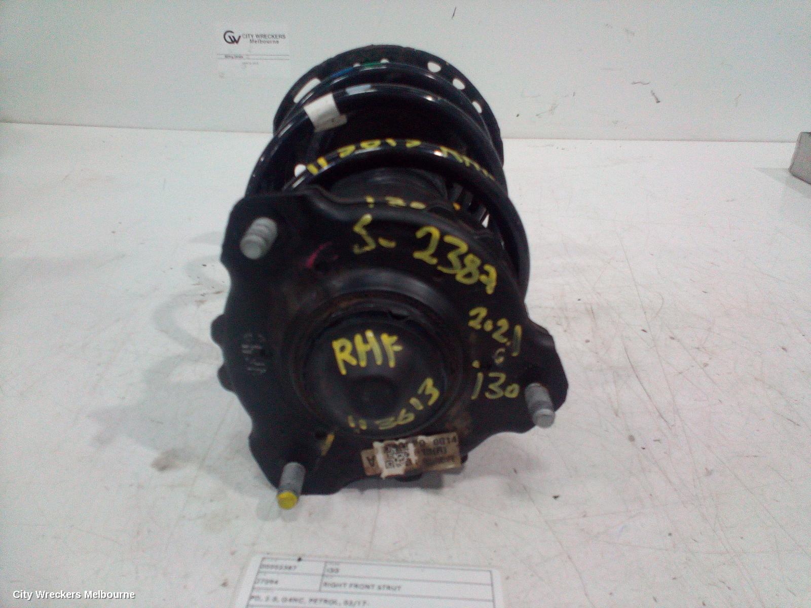 HYUNDAI I30 RIGHT FRONT STRUT, PD, 2.0, G4NC, PETROL, 03/2017 ONWARDS - Image 1