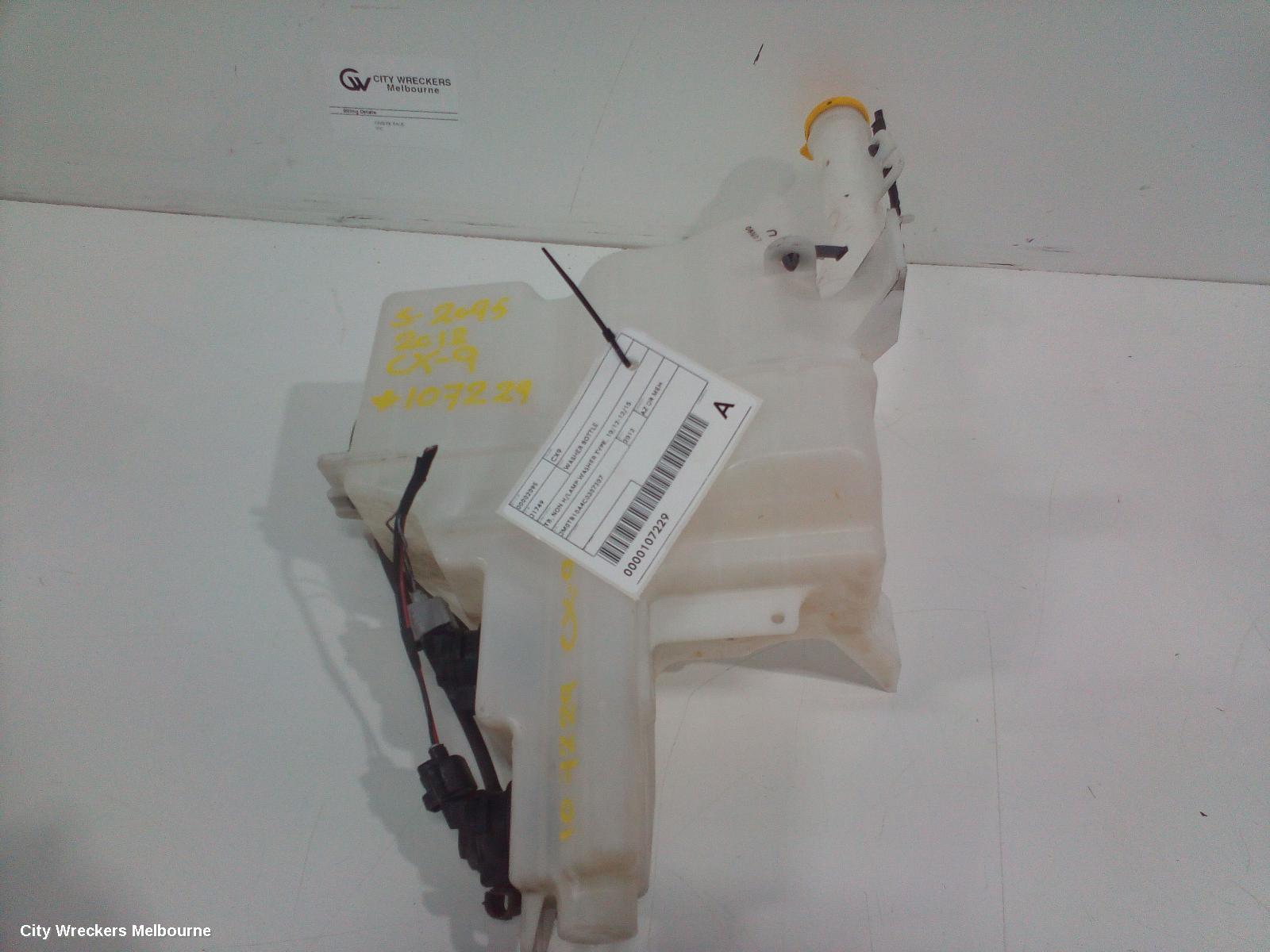 MAZDA CX9 WASHER BOTTLE, TB, NON H/LAMP WASHER TYPE, 10/2012 - 12/2015 - Image 2