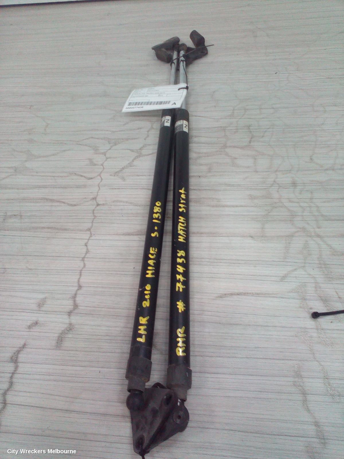 TOYOTA HIACE HATCH STRUT, LWB/SWB, PAIR, TRH/KDH, 03/2005 - 04/2019 - Image 1