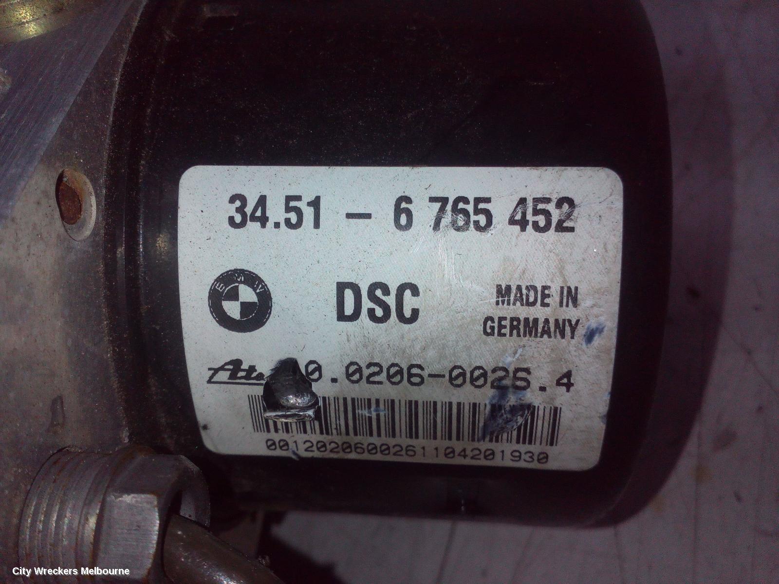 BMW 3 SERIES ABS PUMP/MODULATOR, E46, ON MOTOR P/N 34516765452, 09/1998 - 07/2006 - Image 3