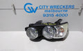 HOLDEN BARINA LEFT HEADLAMP, TM, W/ CHROME RING TYPE, 08/2011 - 08/2016 - Image 1