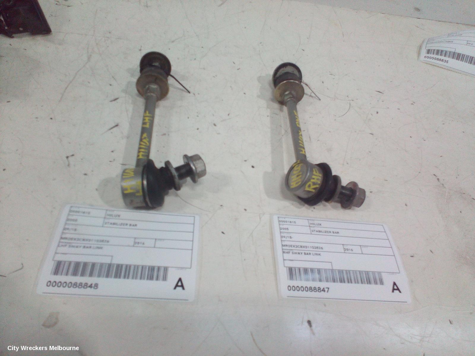 TOYOTA HILUX STABILISER BAR, 2WD, FRONT SWAY BAR, 09/2015 ONWARDS - Image 3