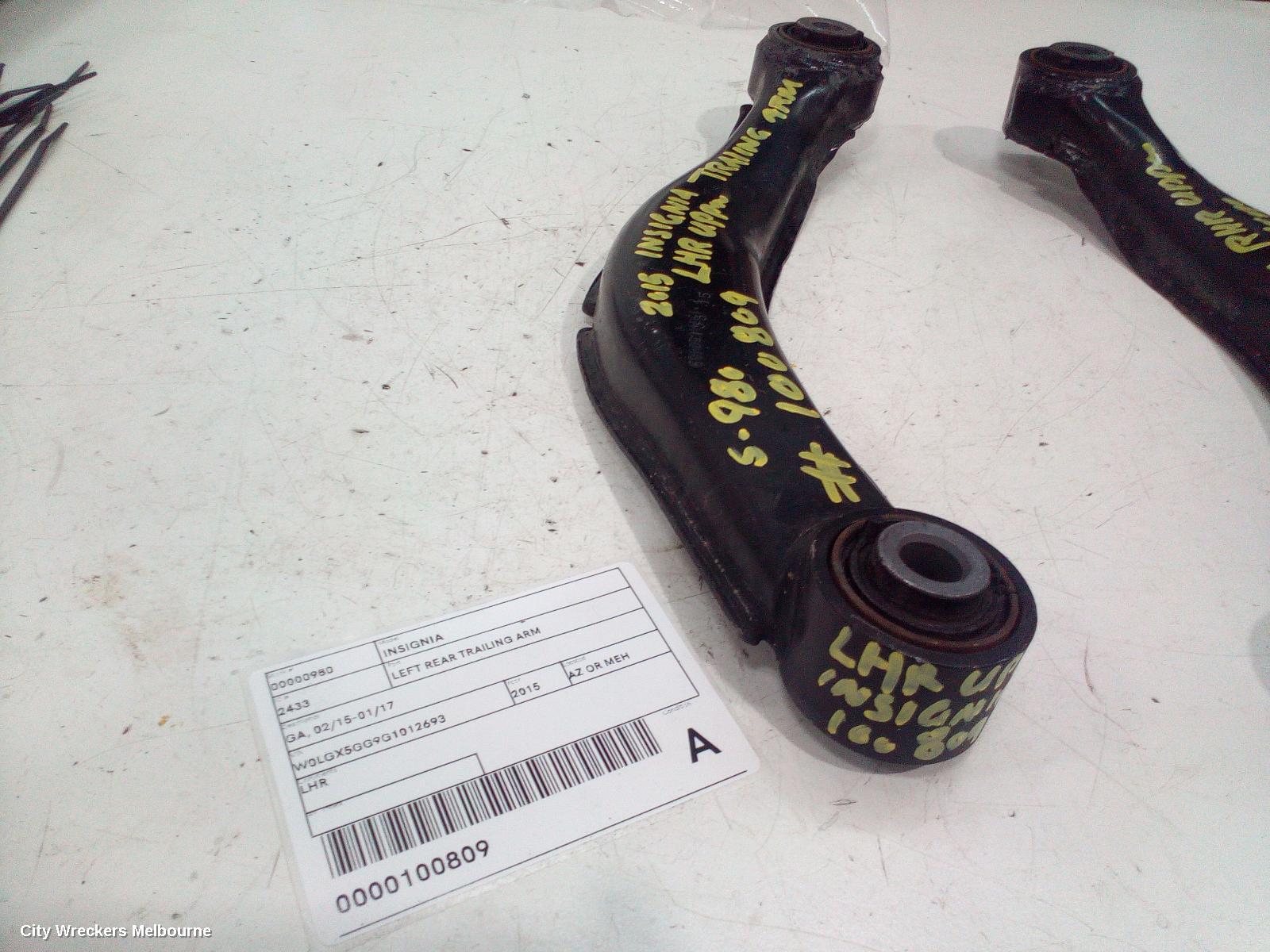 HOLDEN INSIGNIA LEFT REAR TRAILING ARM, GA, 02/2015 - 01/2017 - Image 3