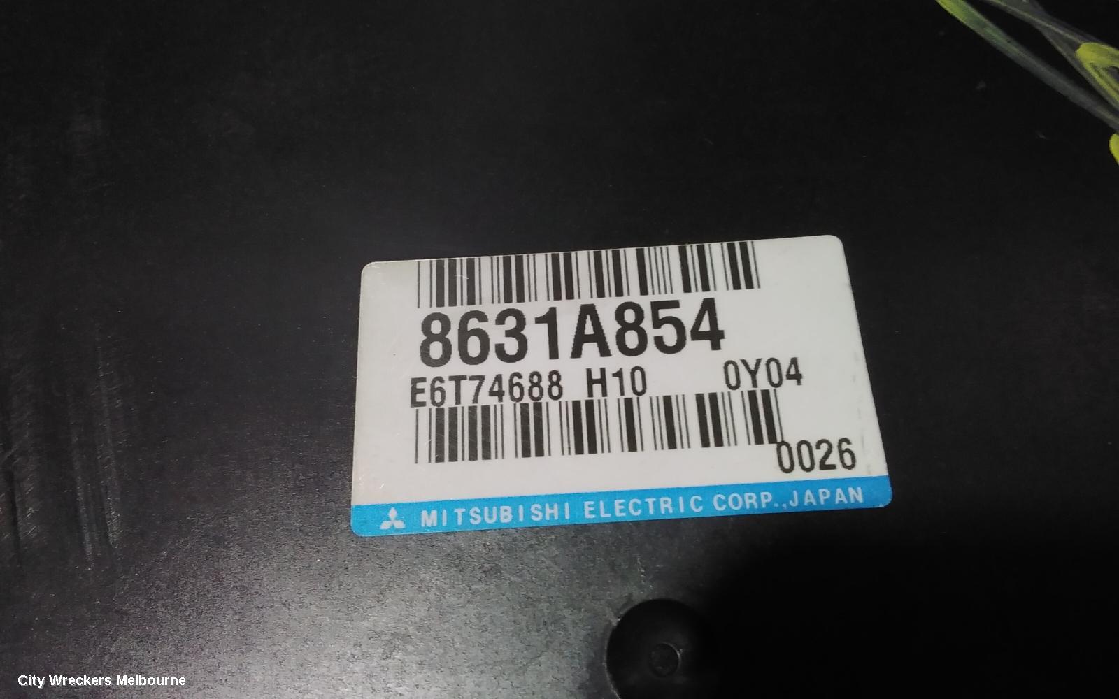 MITSUBISHI COLT ECU, ENGINE ECU, NON TURBO, AUTO T/M, P/N 8631A854, ECU ONLY, RG, 01/2006 - 11/2011 - Image 2