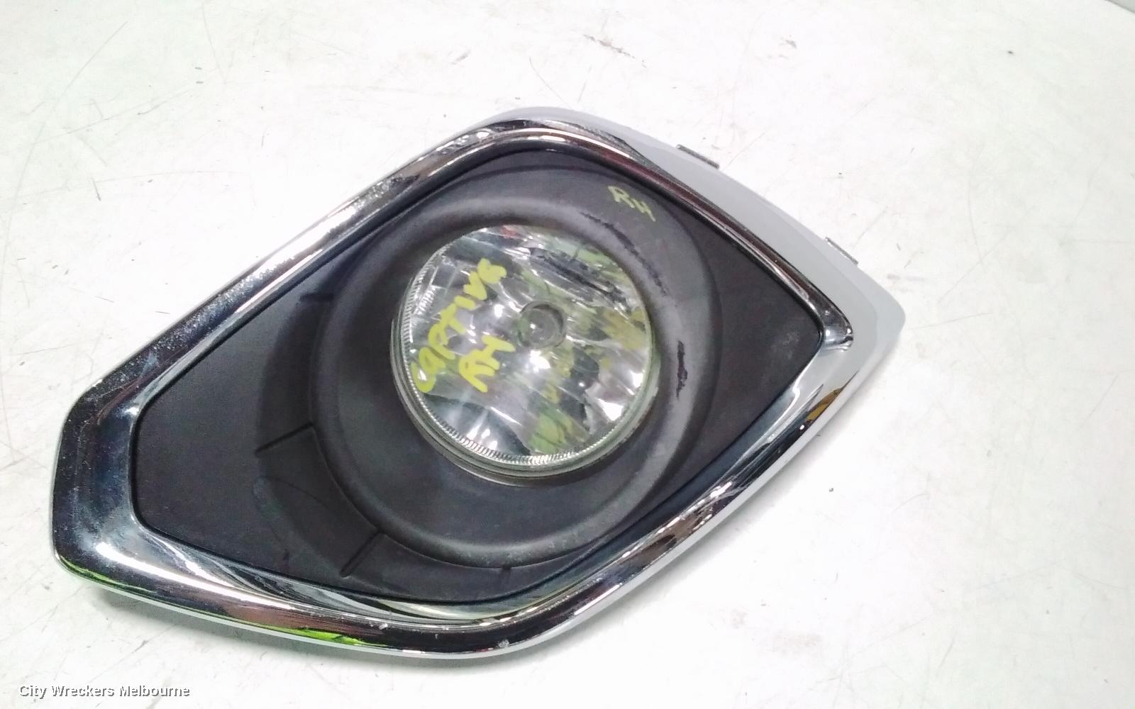 HOLDEN CAPTIVA RIGHT INDICATOR/FOG/SIDE, BUMPER FOGLAMP CHROME SURROUND, CG, 09/2006 - 09/2015 - Image 2