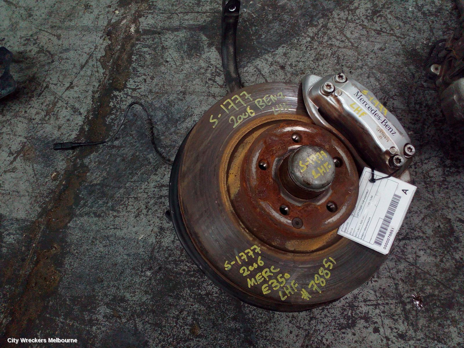 MERCEDES E CLASS LEFT FRONT HUB ASSEMBLY, W211/S211, NON AMG TYPE, 08/2002 - 12/2009 - Image 2