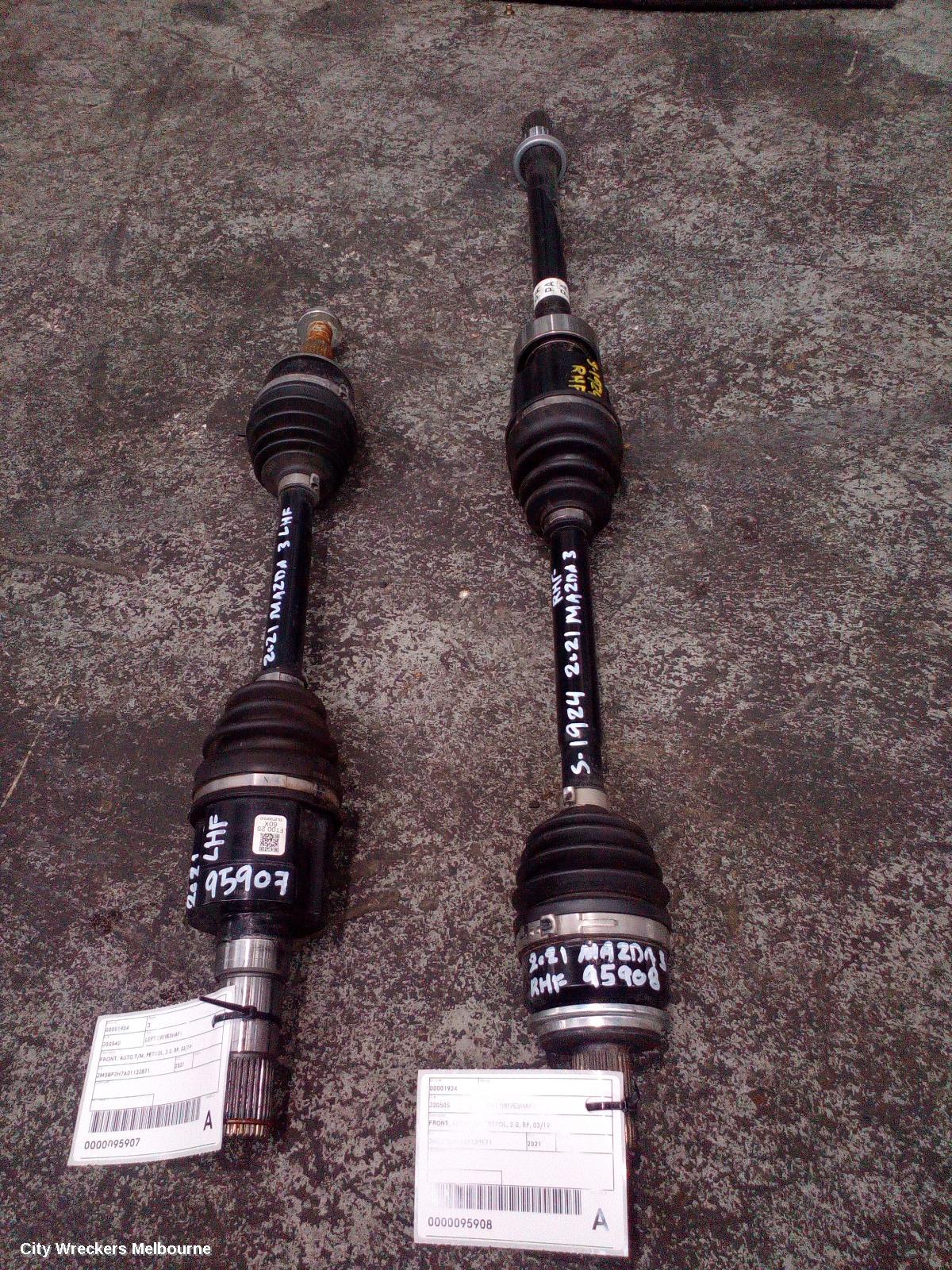 MAZDA 3 RIGHT DRIVESHAFT, FRONT, AUTO T/M, PETROL, 2.0, BP, 03/2019 ONWARDS - Image 2
