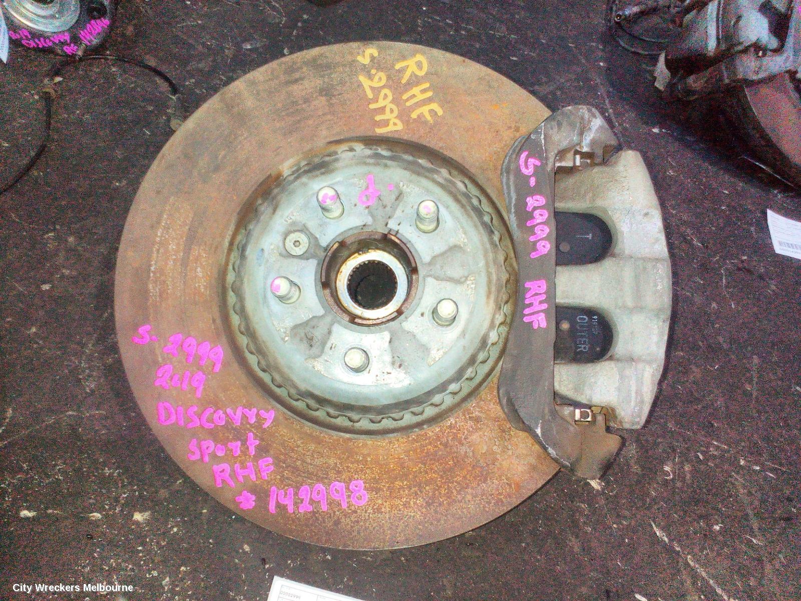 LAND ROVER DISCOVERY SPORT RIGHT FRONT HUB ASSEMBLY, L550, PETROL, 07/2019 ONWARDS - Image 1
