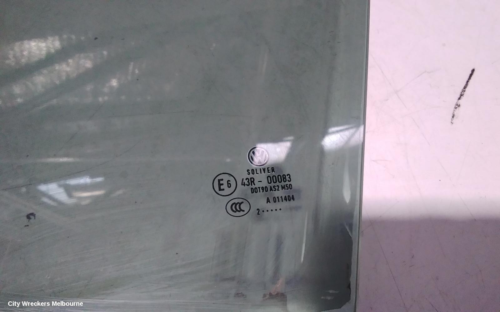 VOLKSWAGEN PASSAT LEFT FRONT DOOR WINDOW, 3CC, SEDAN, 03/2012 - 12/2016 - Image 2