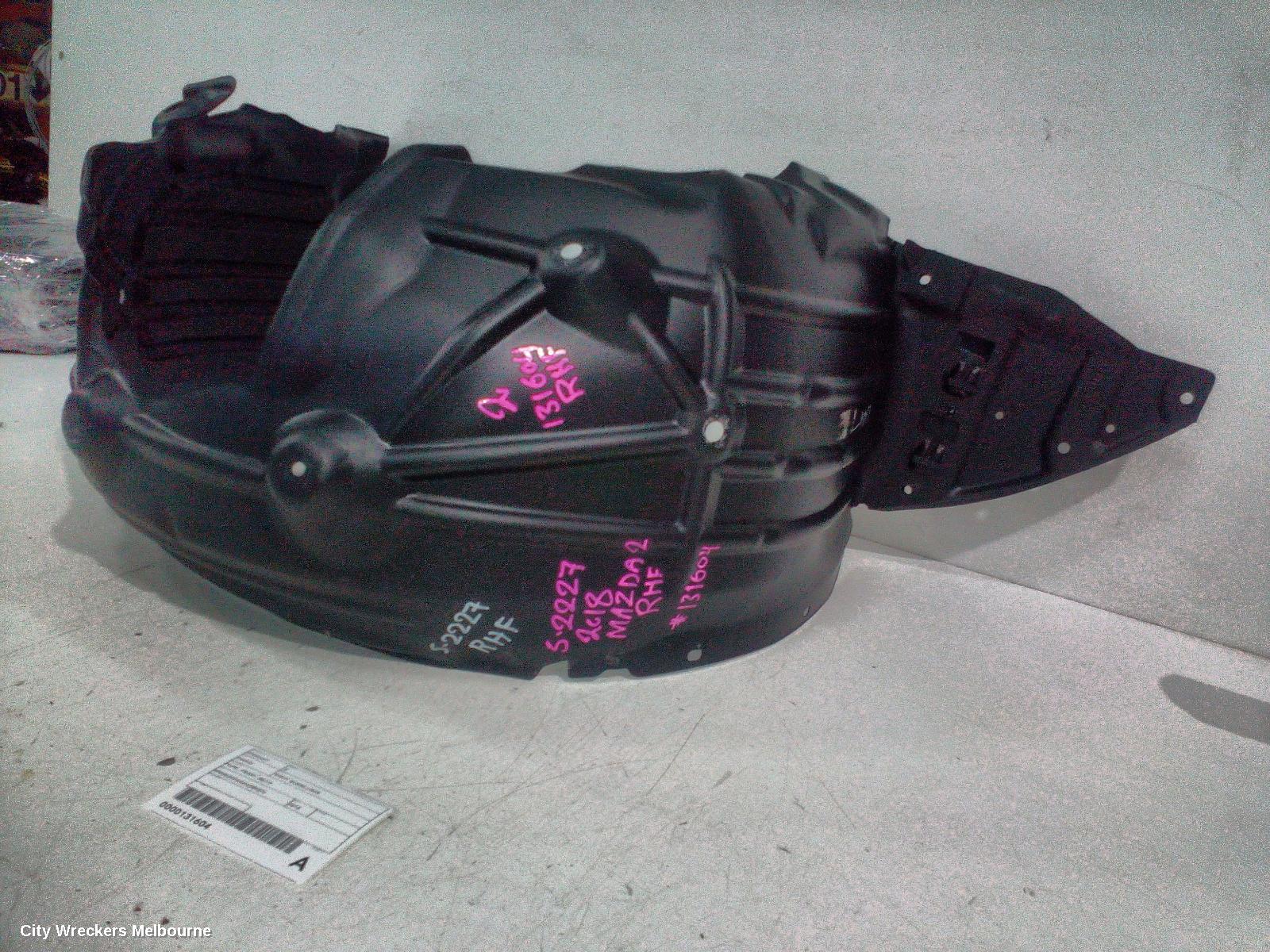 MAZDA 2 RIGHT GUARD LINER, DJ/DL, FRONT, 09/2014 ONWARDS - Image 2