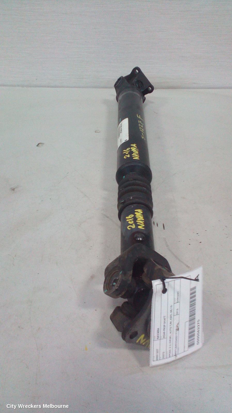 NISSAN NAVARA REAR DRIVE SHAFT, NP300, 2.3, DIESEL, AUTO T/M, 4WD, 05/2015 ONWARDS - Image 3