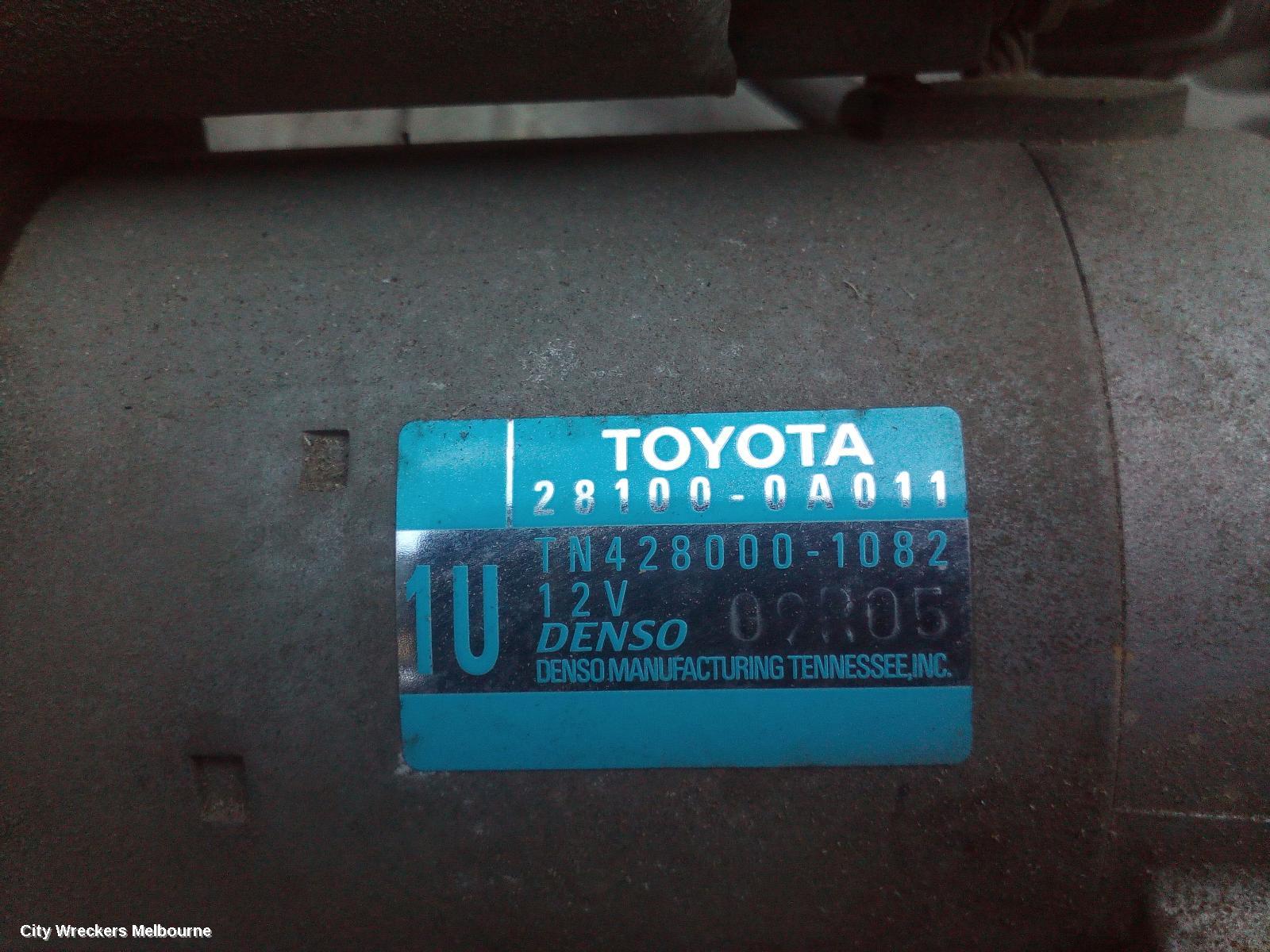 TOYOTA KLUGER STARTER, PETROL, 3.5, 2GR-FE, GSU50/GSU55, 12/2013 - 10/2016 - Image 3