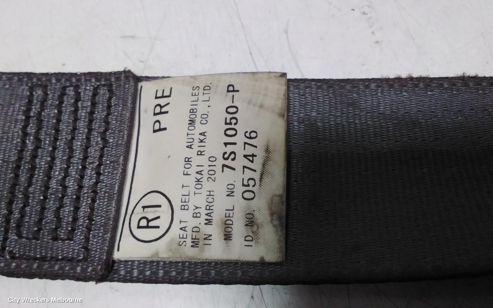 TOYOTA PRIUS SEATBELT/STALK, ZVW30R, RH FRONT, SEAT BELT ONLY, 07/2009 - 12/2015 - Image 2