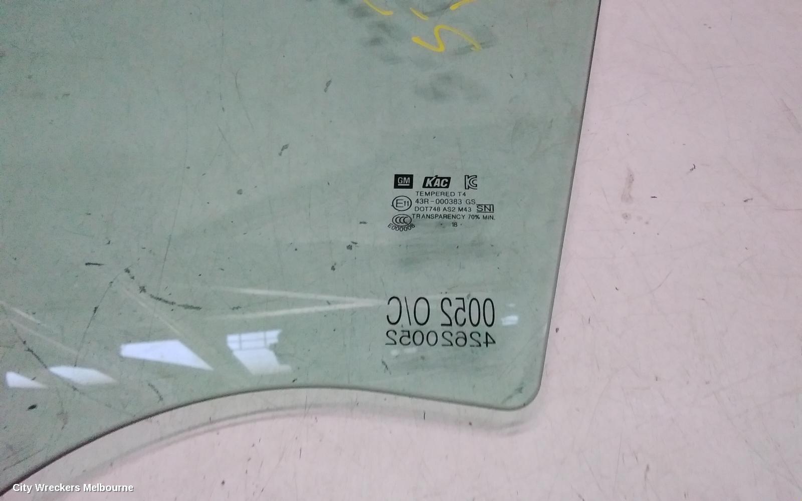 HOLDEN TRAX LEFT FRONT DOOR WINDOW, TJ SERIES, 08/2013 - 12/2020 - Image 3